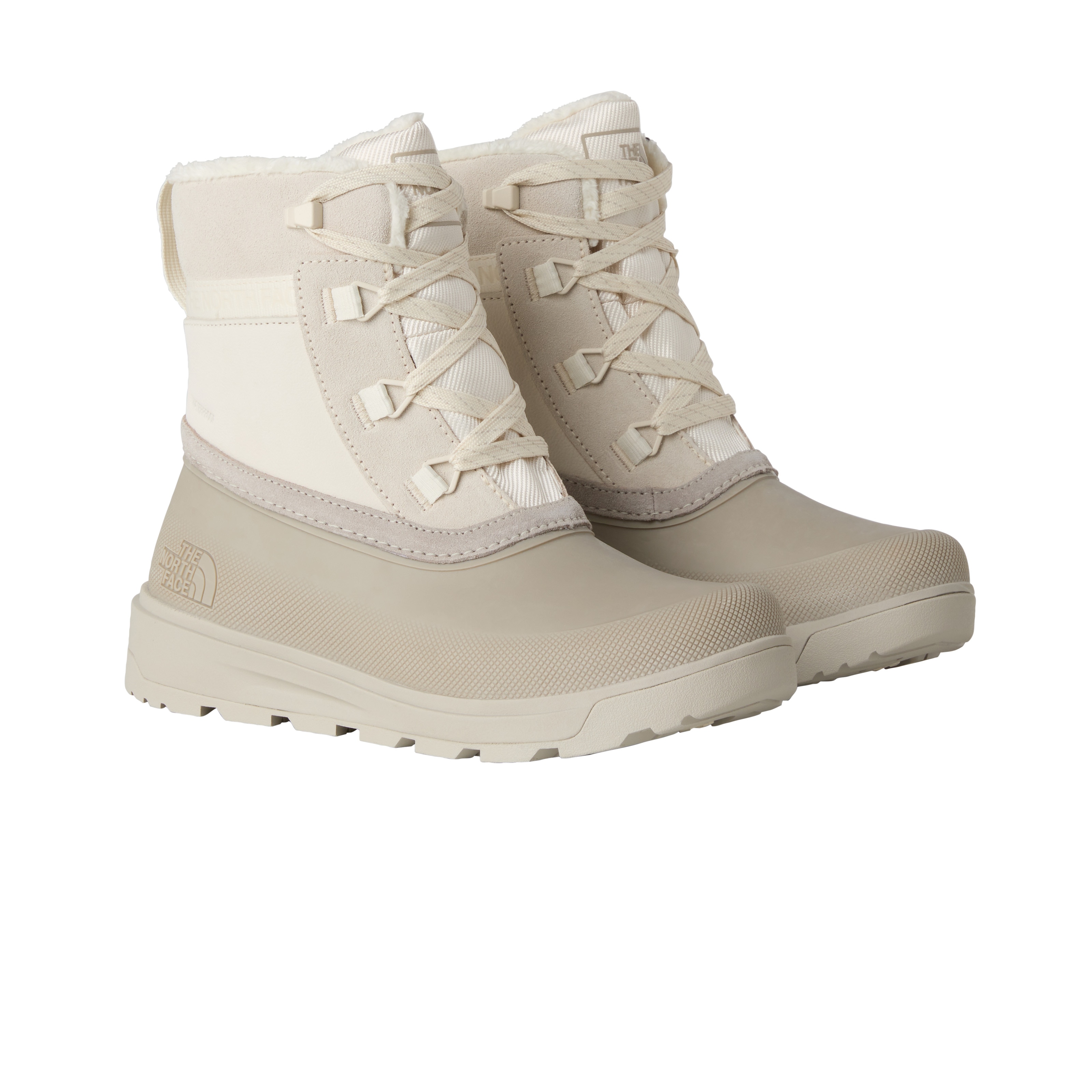Botas de nieve impermeables de mujer Shorty Shellista V The North Face - Blanco Blanco-5