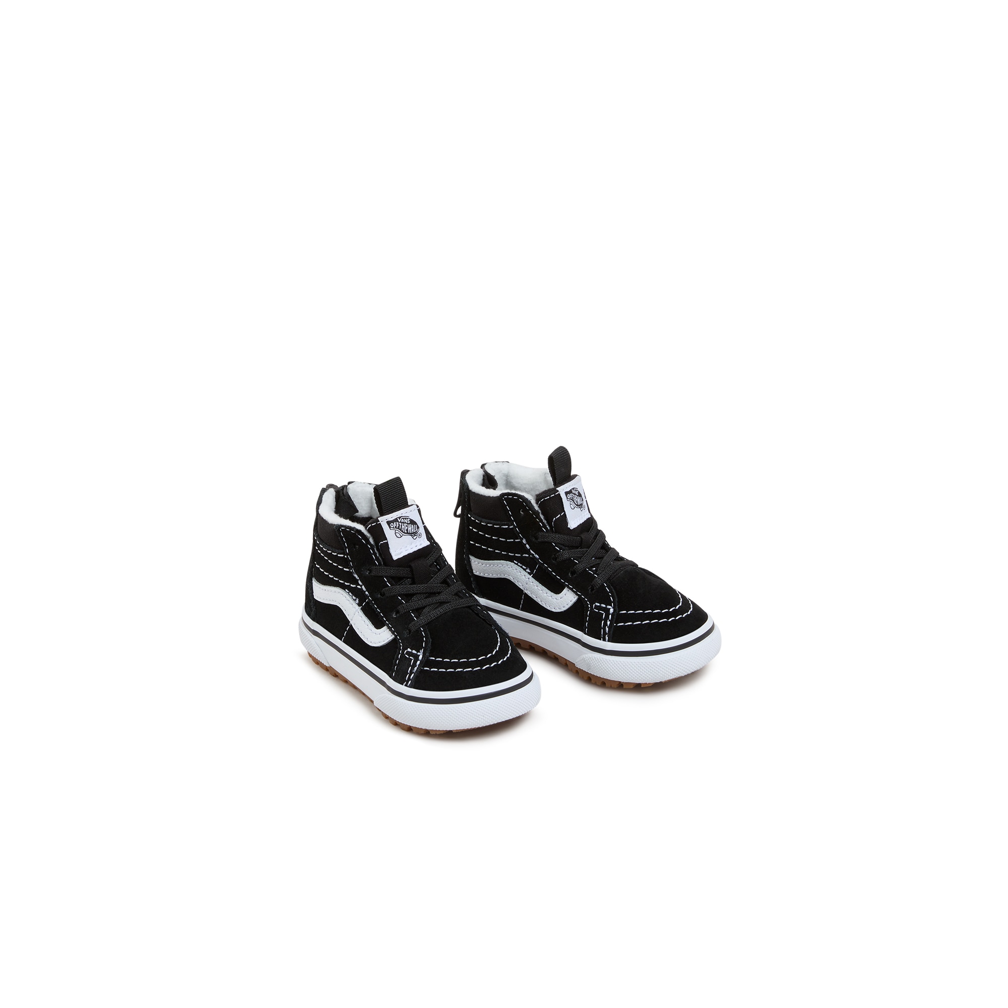 Zapatillas casual de niños MTE SK8-Hi Zip Vans - Negro / Blanco Negro / Blanco-2