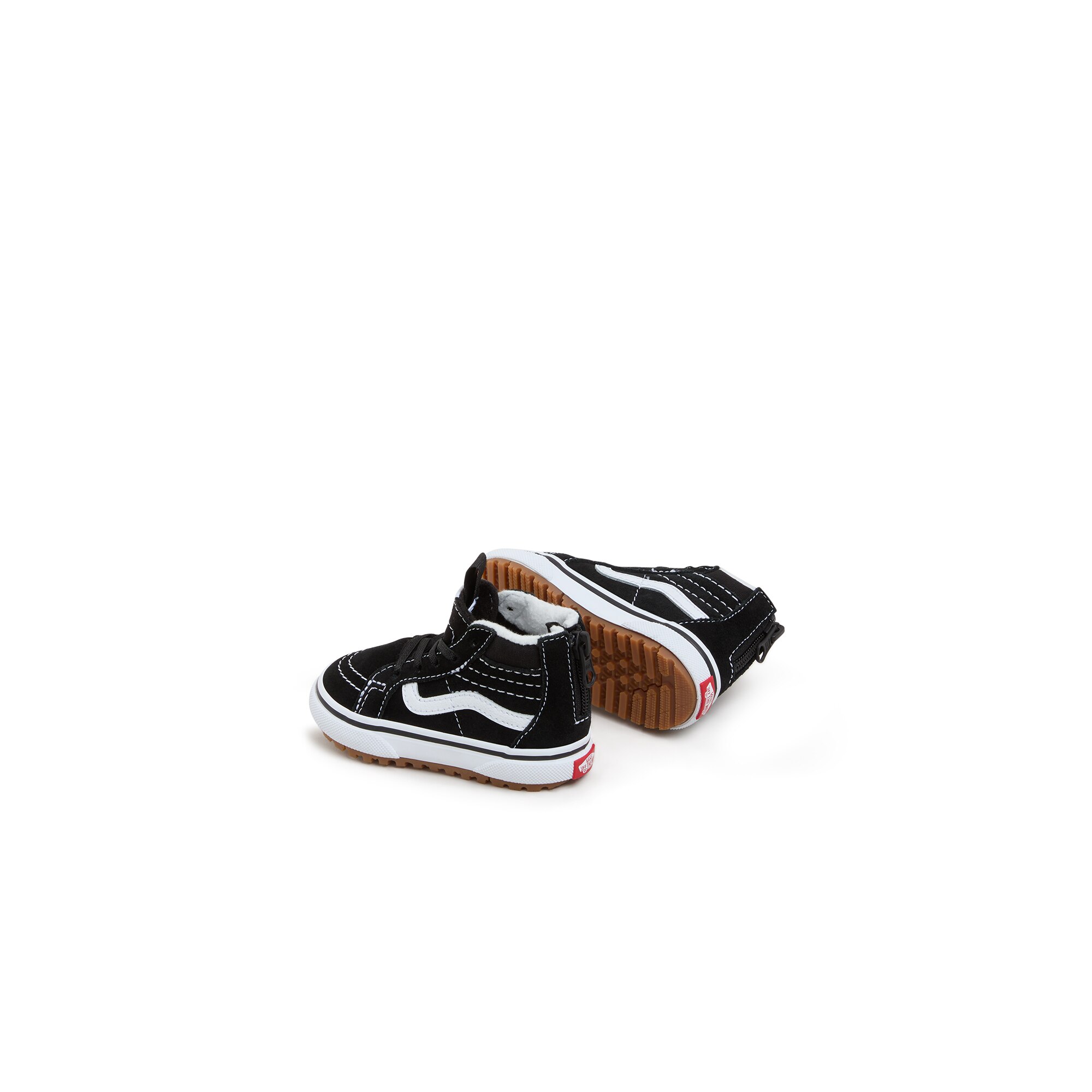 Zapatillas casual de niños MTE SK8-Hi Zip Vans - Negro / Blanco Negro / Blanco-3