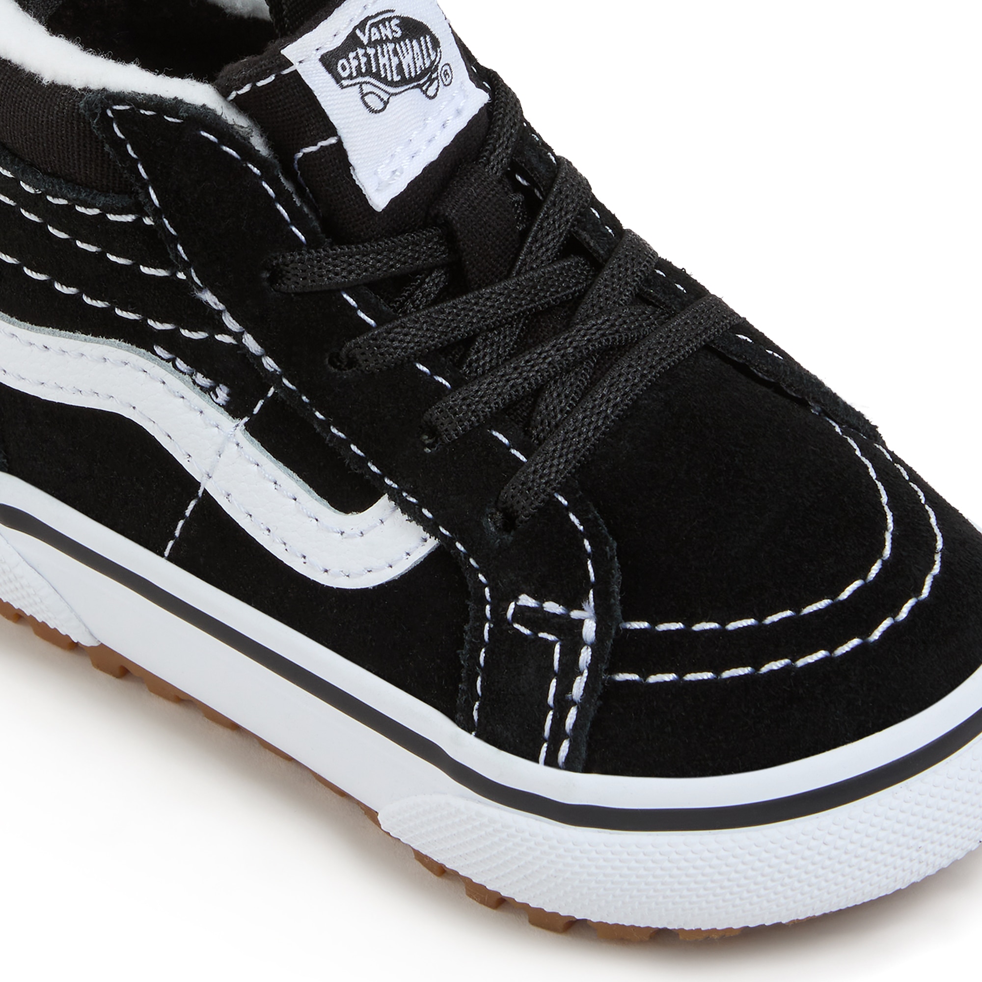 Zapatillas casual de niños MTE SK8-Hi Zip Vans - Negro / Blanco Negro / Blanco-4