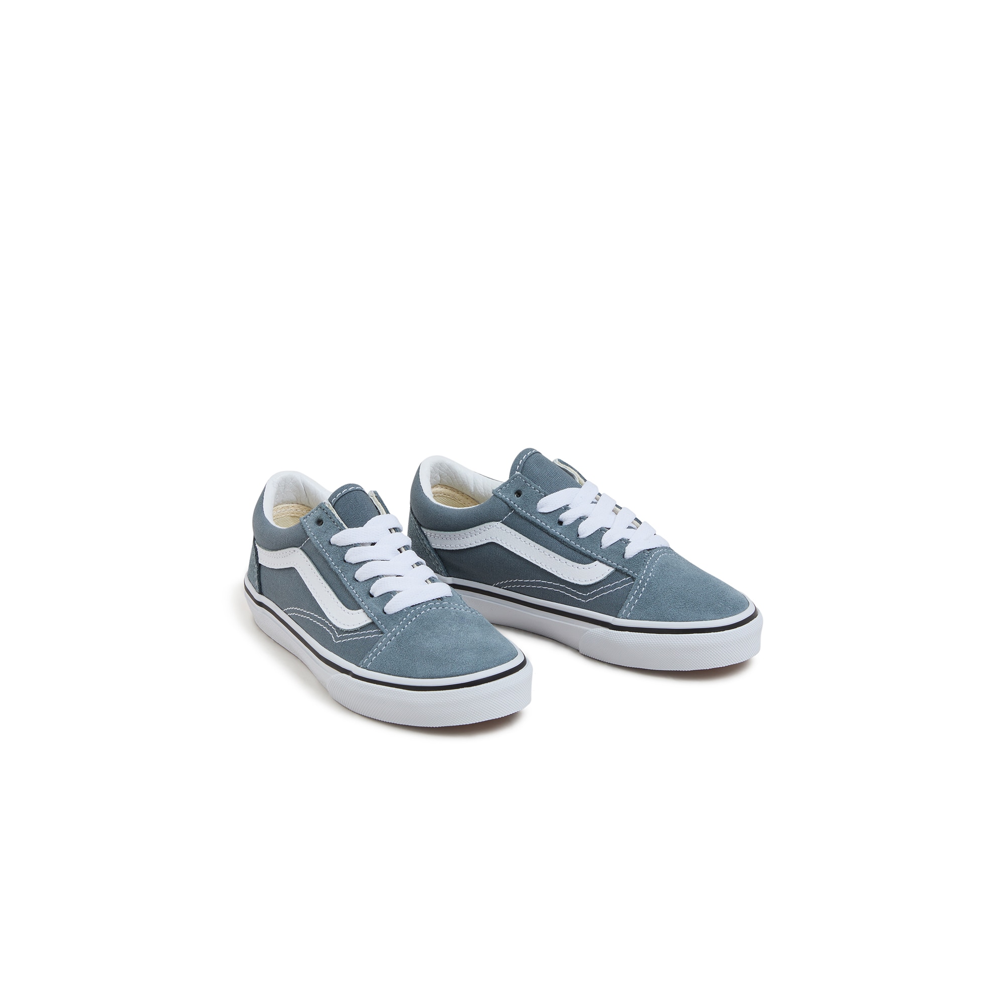 Zapatilla casual para niños Old Skool Vans - Gris Gris-2
