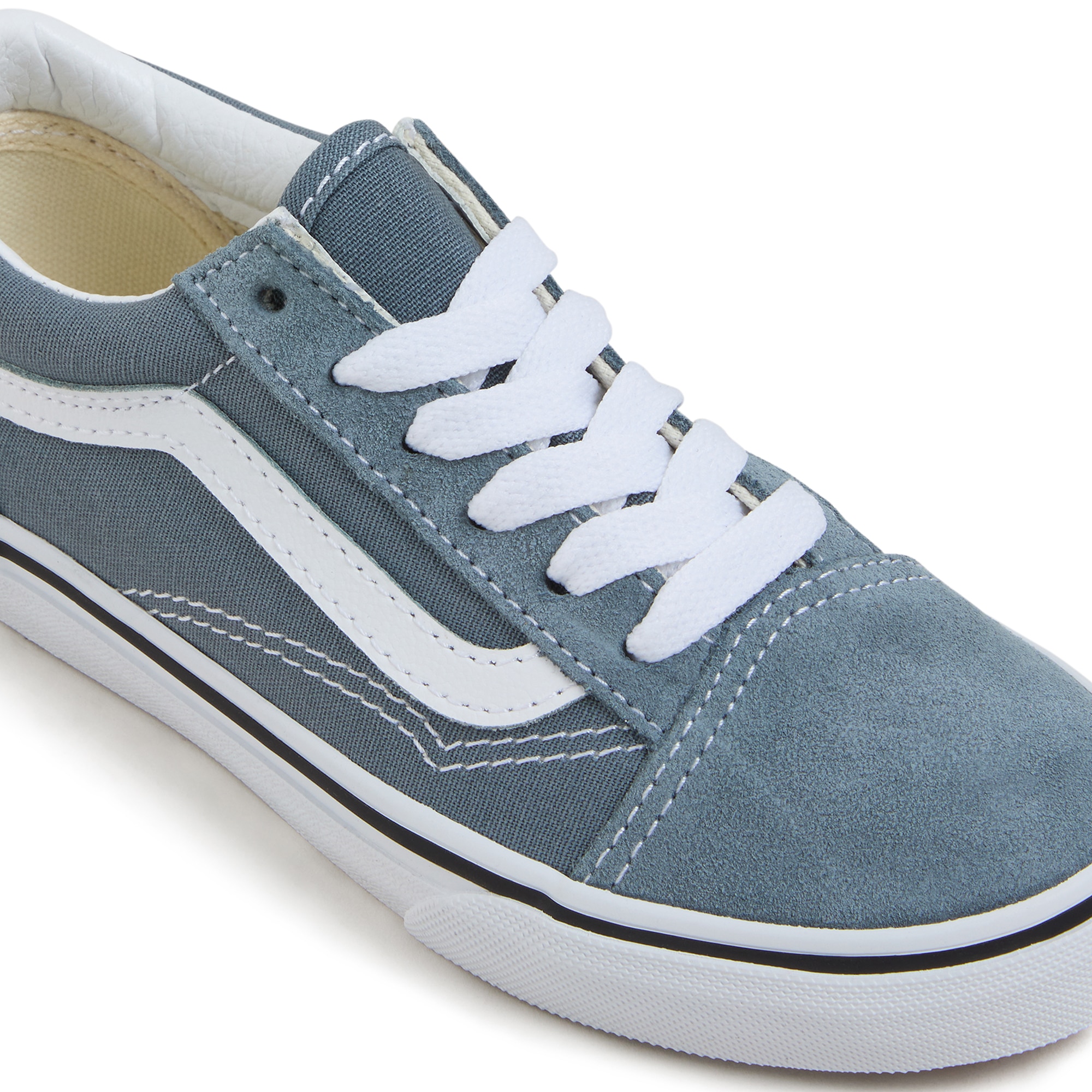 Zapatilla casual para niños Old Skool Vans - Gris Gris-4