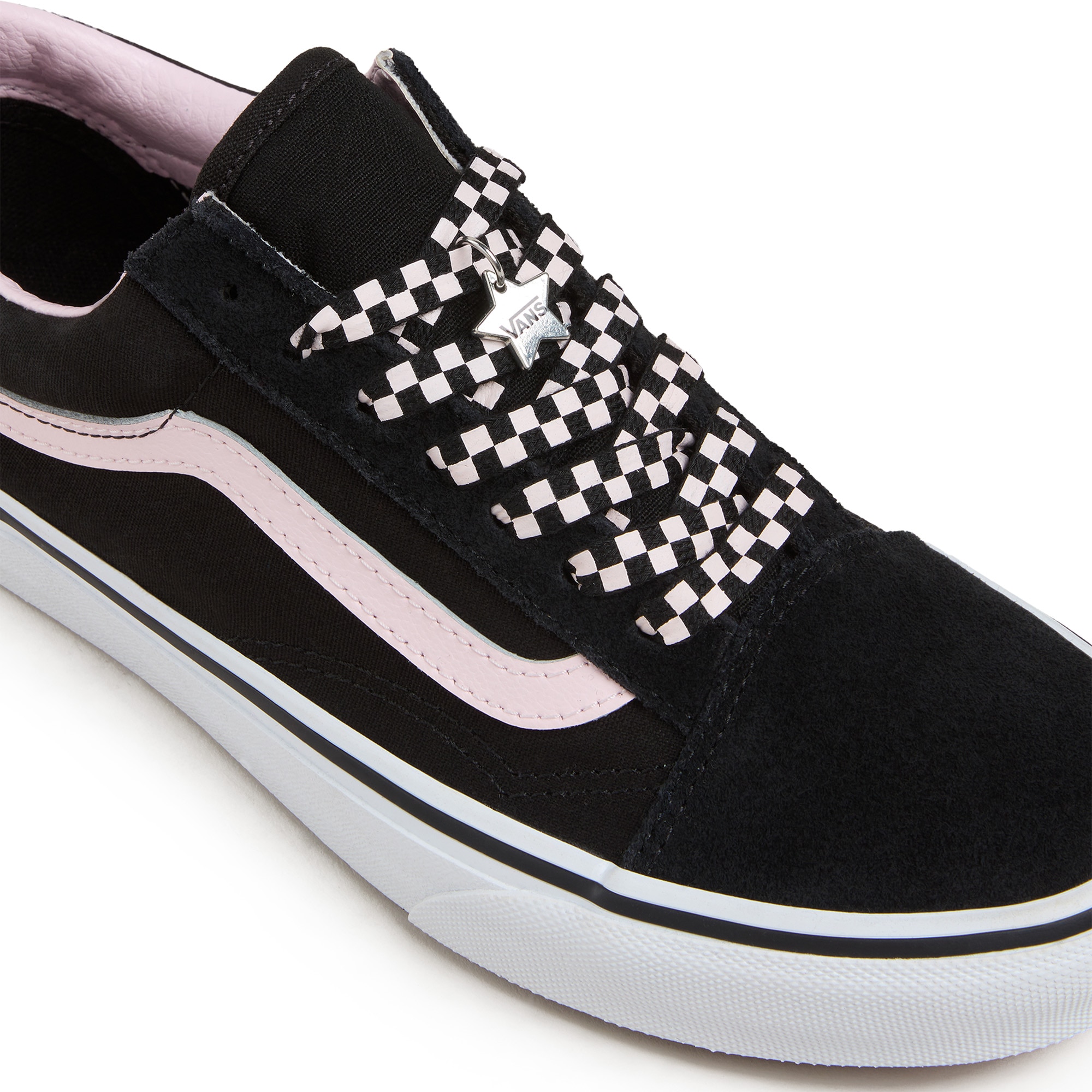 Zapatillas casual unisex Old Skool Vans - Negro / Rosa Negro / Rosa-4