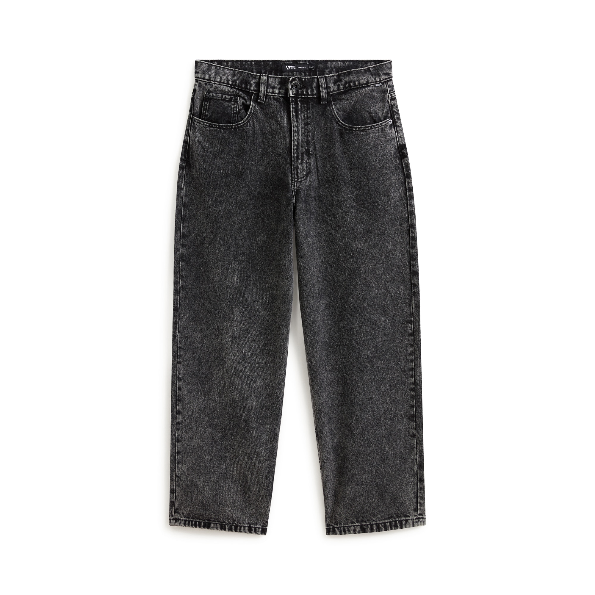 Imagen 0 de Pantalones de hombre Check-5 Baggy Denim Vans Negro mate