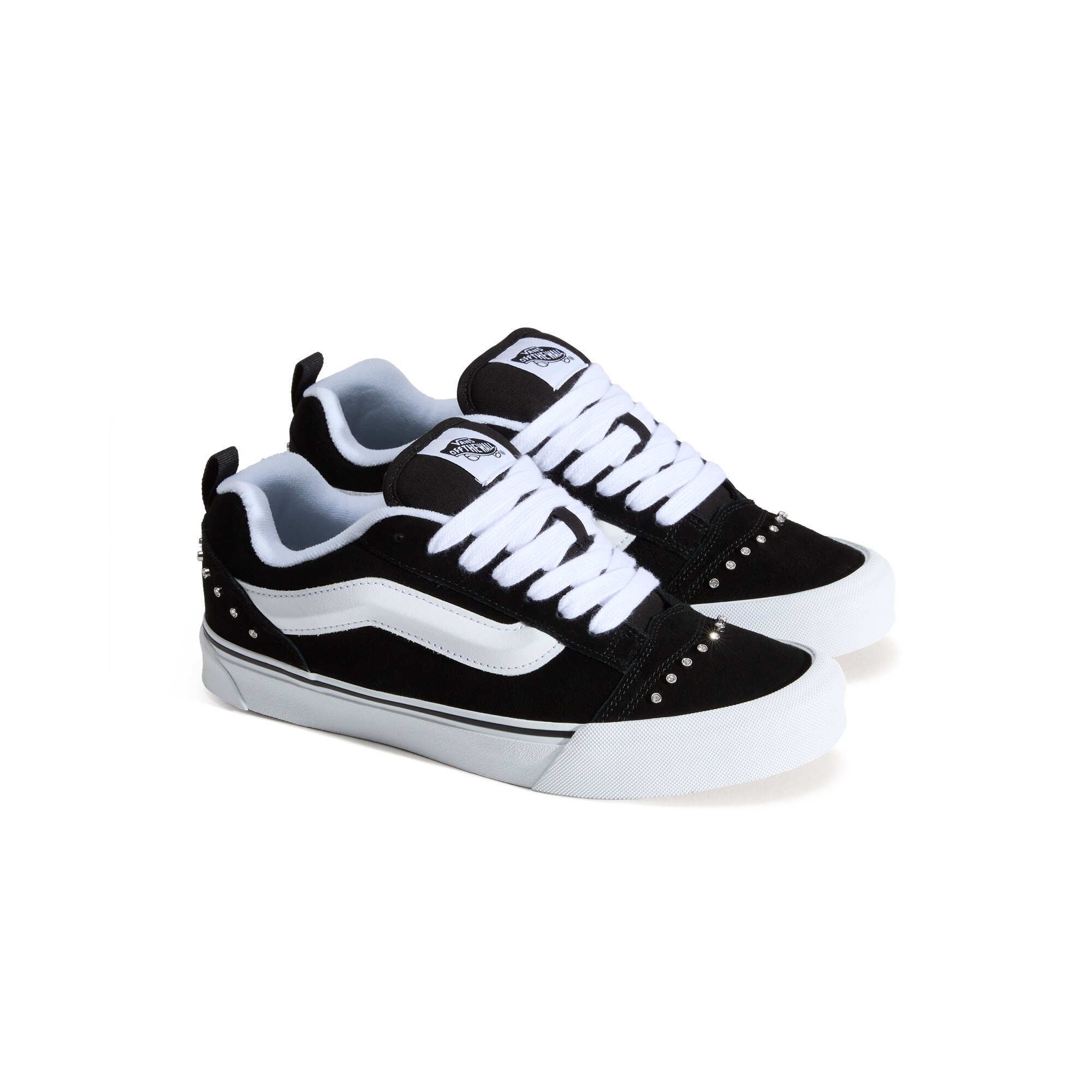 Zapatillas casual unisex Knu Skool Vans - Negro / Blanco Negro / Blanco-2