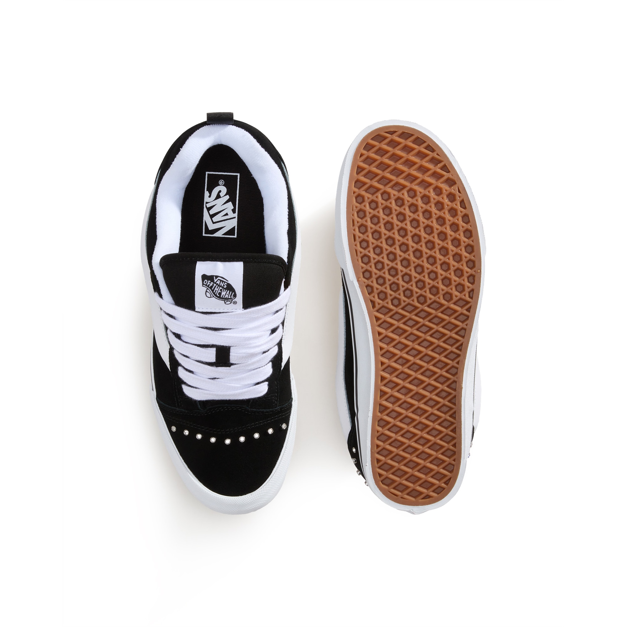 Zapatillas casual unisex Knu Skool Vans - Negro / Blanco Negro / Blanco-3