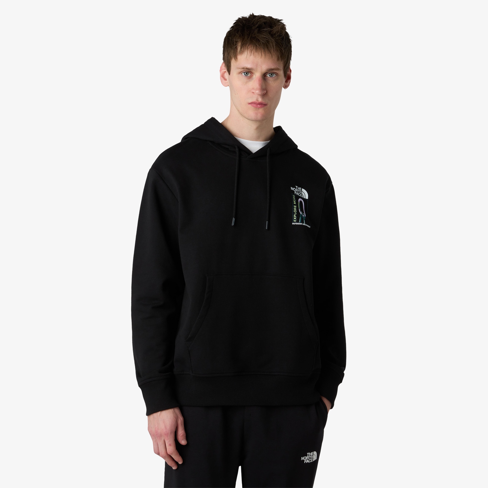 Sudadera holgada con capucha de hombre Explore Gear The North Face - Negro Negro-1