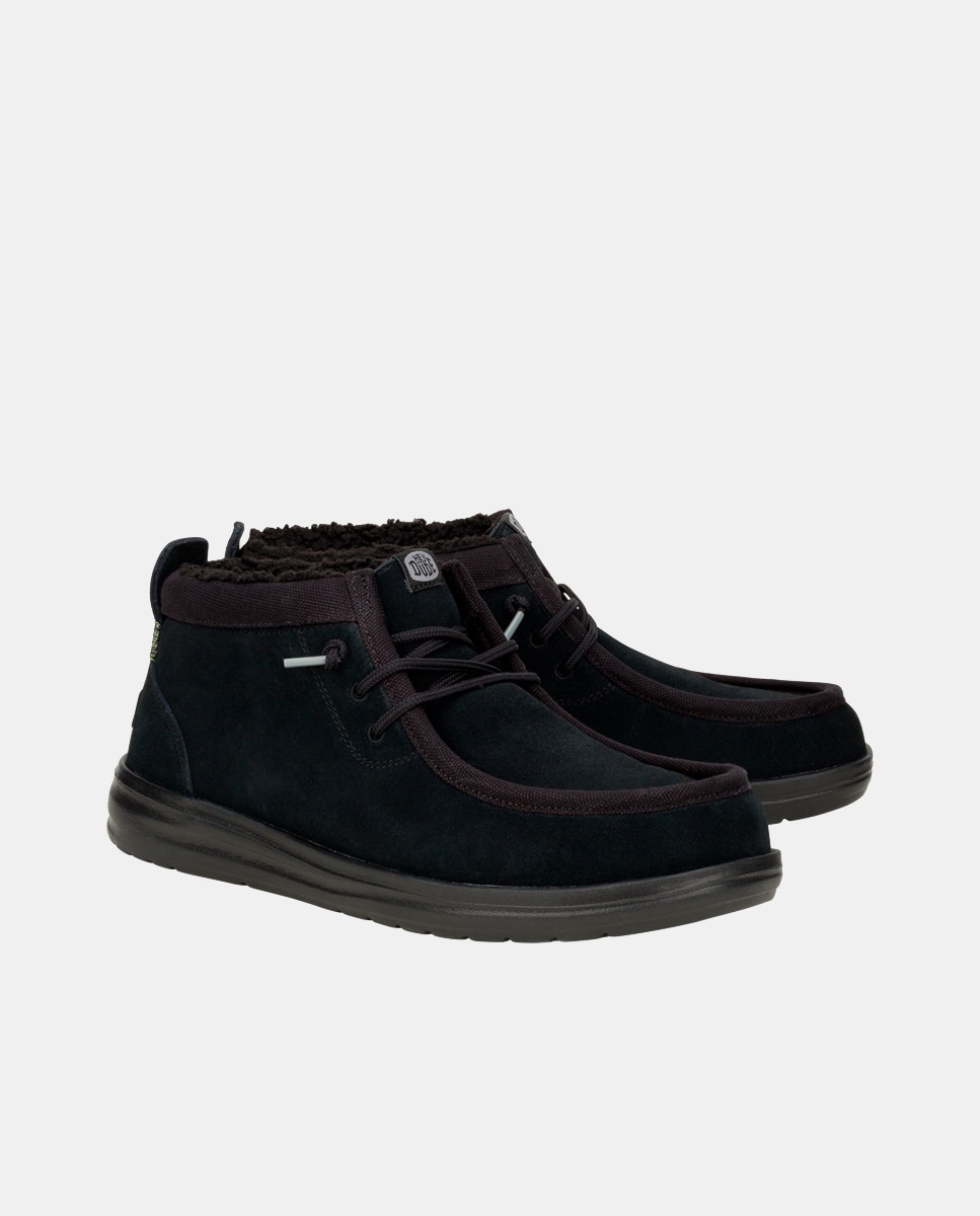 Botines de cordones de hombre repelente al agua - HeyDude - Negro Negro-2