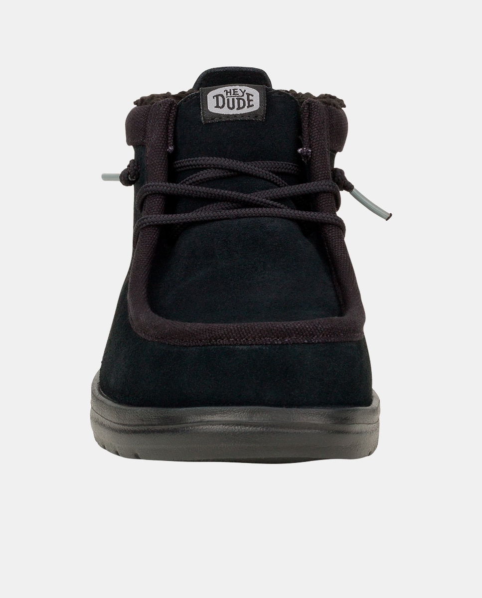 Botines de cordones de hombre repelente al agua - HeyDude - Negro Negro-4