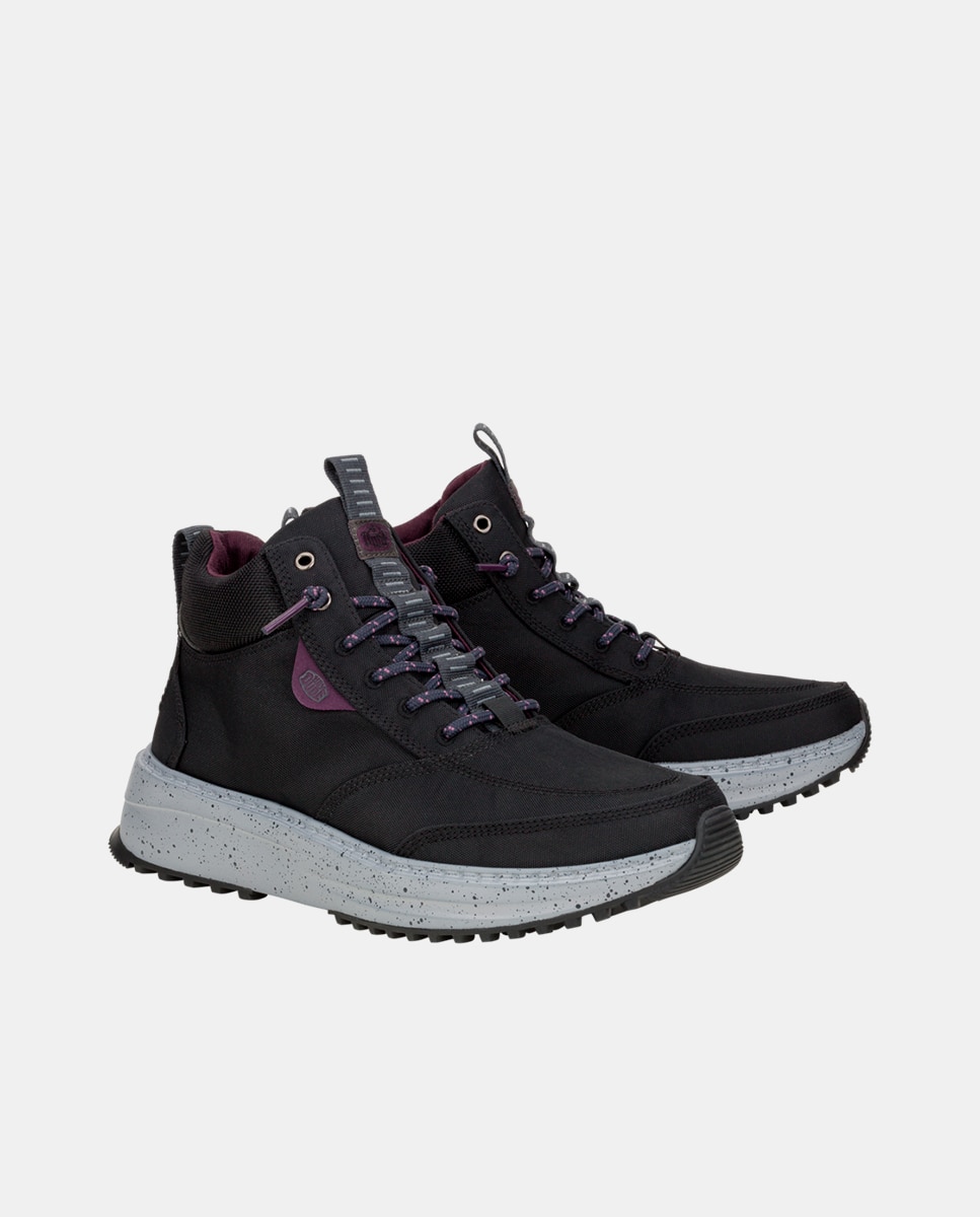 Imagen 3 de ¿fan de las zapatillas? ¿amante de las botas? tahoe nylon es para ti. este botñin de hombre de estilo deportivo ha sido diseñado con una parte uperior de nylon tratada con spray repelente al agua y suela de goma con tacos. saluda a las mejores botas depo - Gris oscuro Gris oscuro