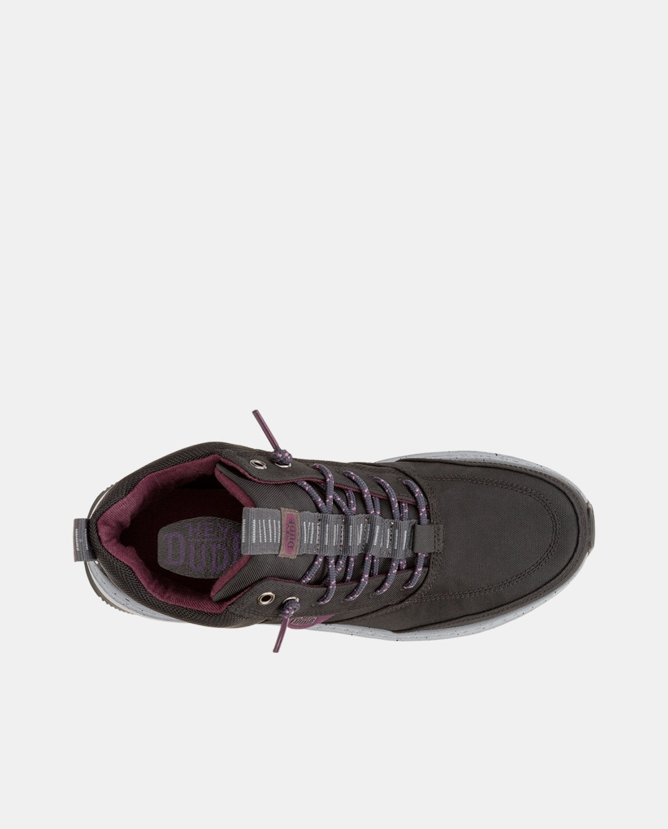 Imagen 6 de ¿fan de las zapatillas? ¿amante de las botas? tahoe nylon es para ti. este botñin de hombre de estilo deportivo ha sido diseñado con una parte uperior de nylon tratada con spray repelente al agua y suela de goma con tacos. saluda a las mejores botas depo - Gris oscuro Gris oscuro