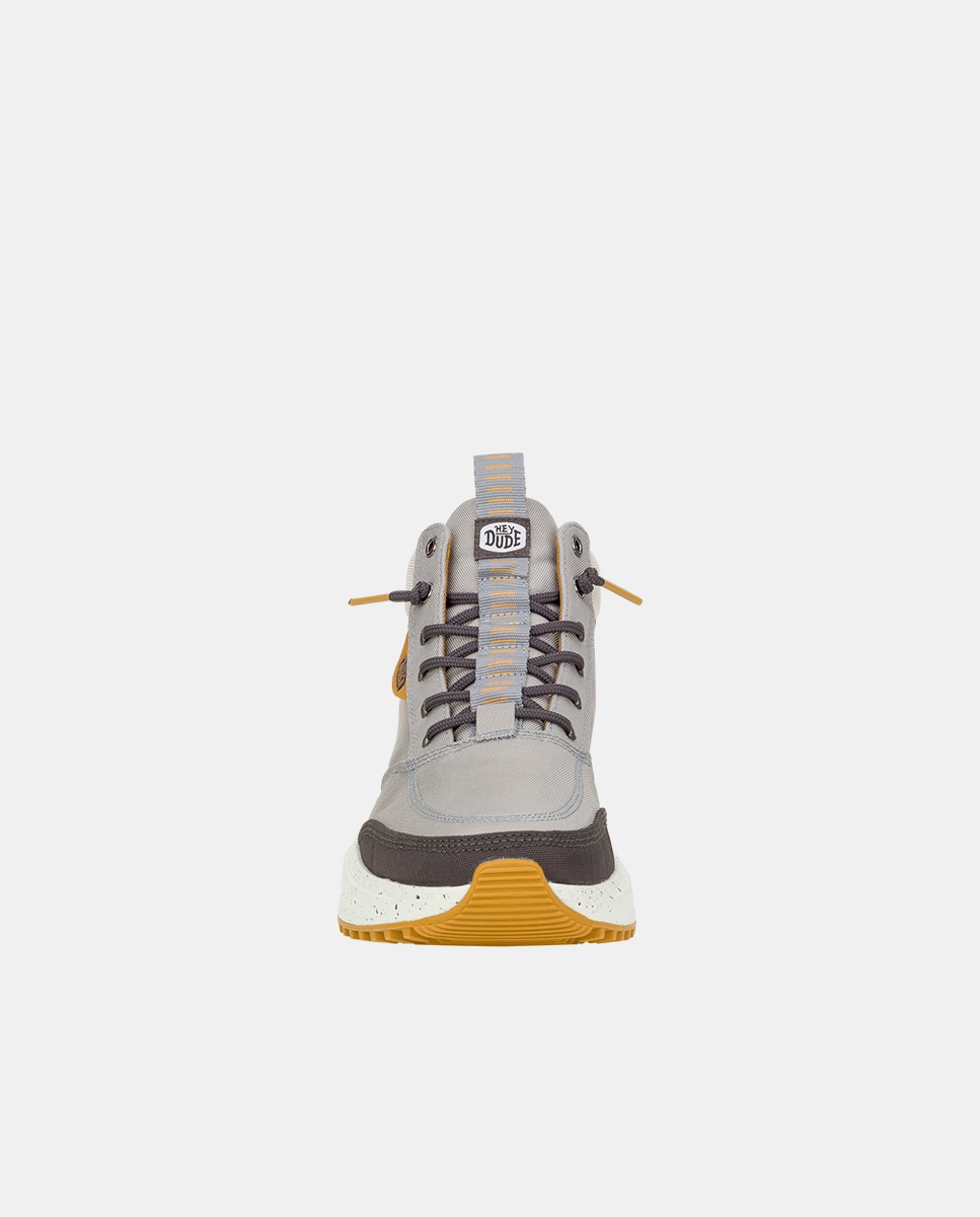 Imagen 4 de ¿fan de las zapatillas? ¿amante de las botas? tahoe nylon es para ti. este botñin de hombre de estilo deportivo ha sido diseñado con una parte uperior de nylon tratada con spray repelente al agua y suela de goma con tacos. saluda a las mejores botas depo - Gris / Naranja Gris / Naranja
