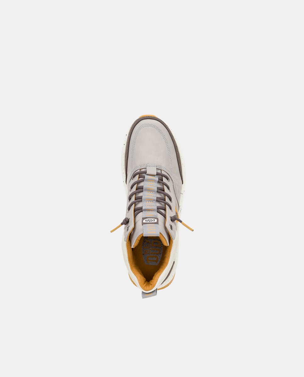 Imagen 6 de ¿fan de las zapatillas? ¿amante de las botas? tahoe nylon es para ti. este botñin de hombre de estilo deportivo ha sido diseñado con una parte uperior de nylon tratada con spray repelente al agua y suela de goma con tacos. saluda a las mejores botas depo - Gris / Naranja Gris / Naranja