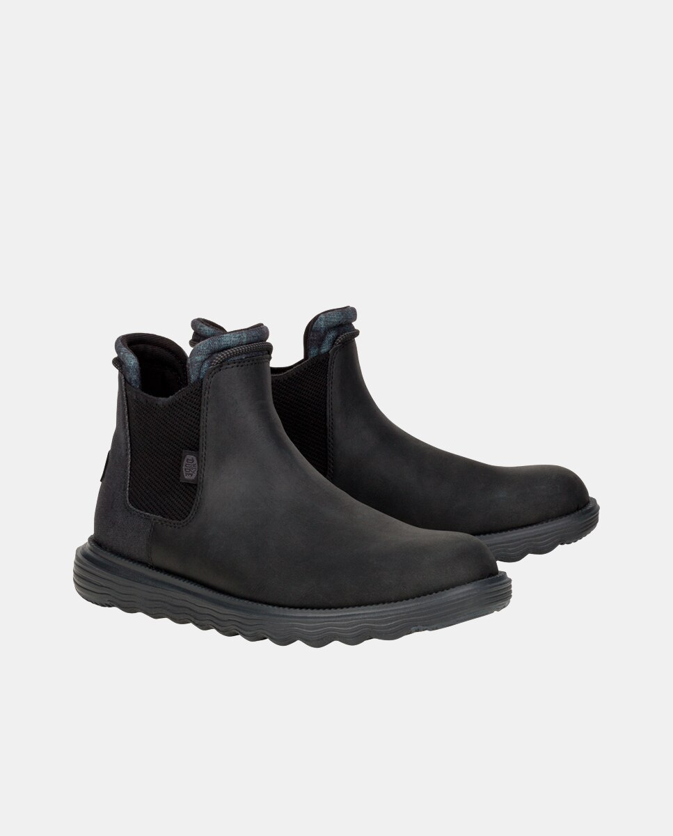Imagen 2 de Botines de hombre repelente al agua - Negro Negro