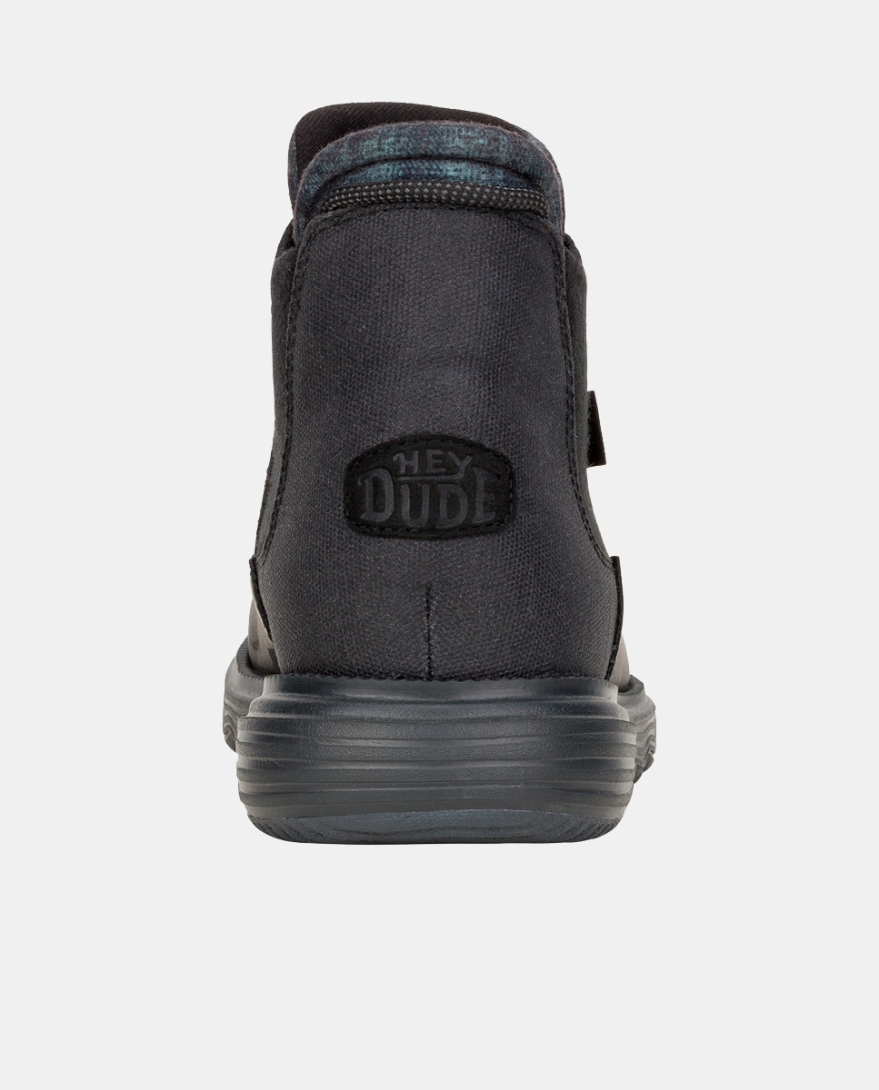 Botines de hombre repelente al agua - HeyDude - Negro Negro-5