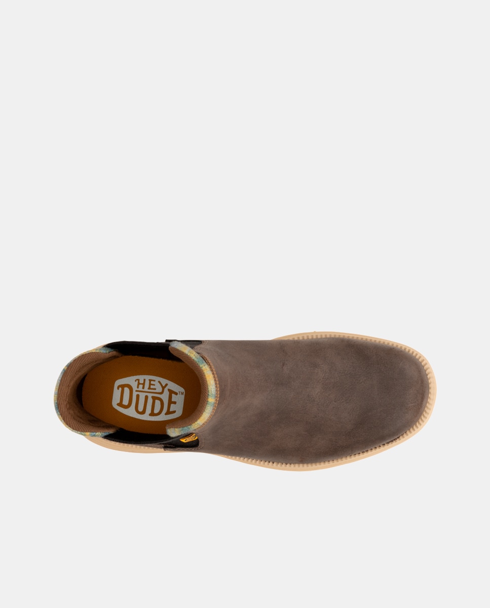 Botines de hombre repelente al agua - HeyDude - Marrón Marrón-6