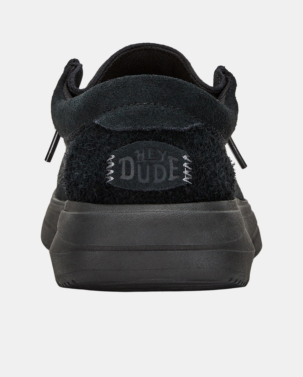 Imagen 5 de Zapatos de cordones de mujer en ante - Tostado Negro
