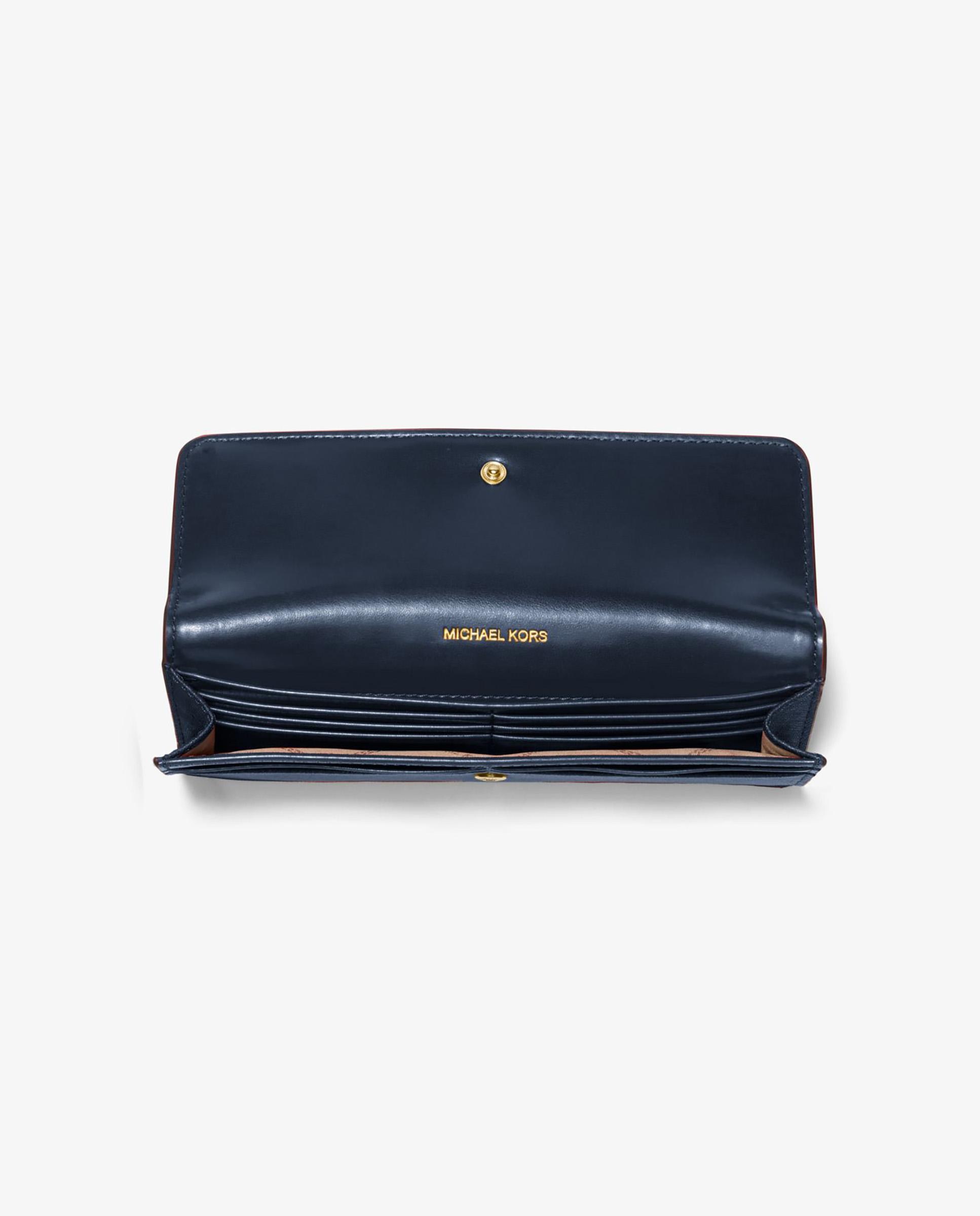Cartera de mujer Jet Set de piel con textura - Michael Michael Kors - Azul marino Azul marino-2