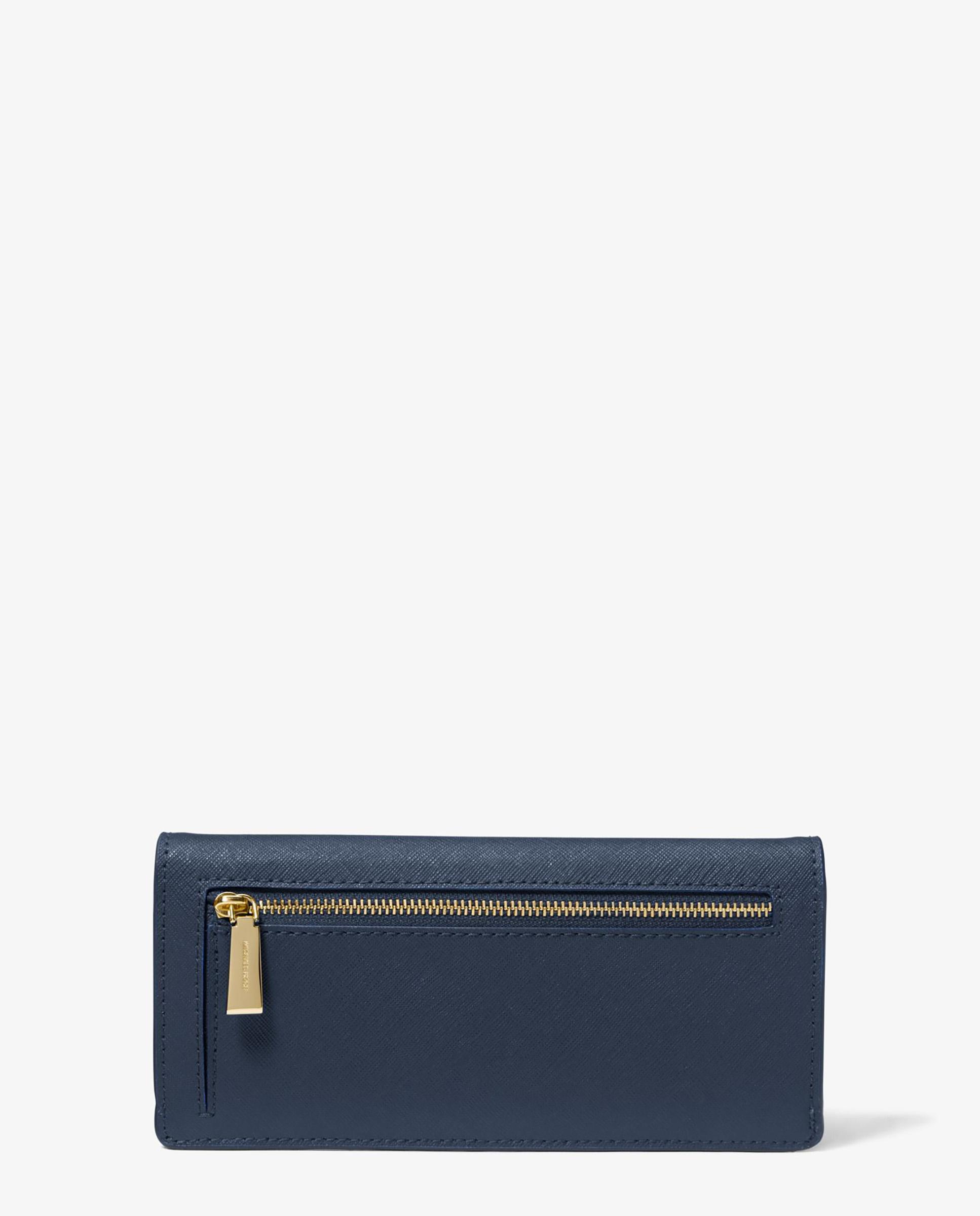 Cartera de mujer Jet Set de piel con textura - Michael Michael Kors - Azul marino Azul marino-3