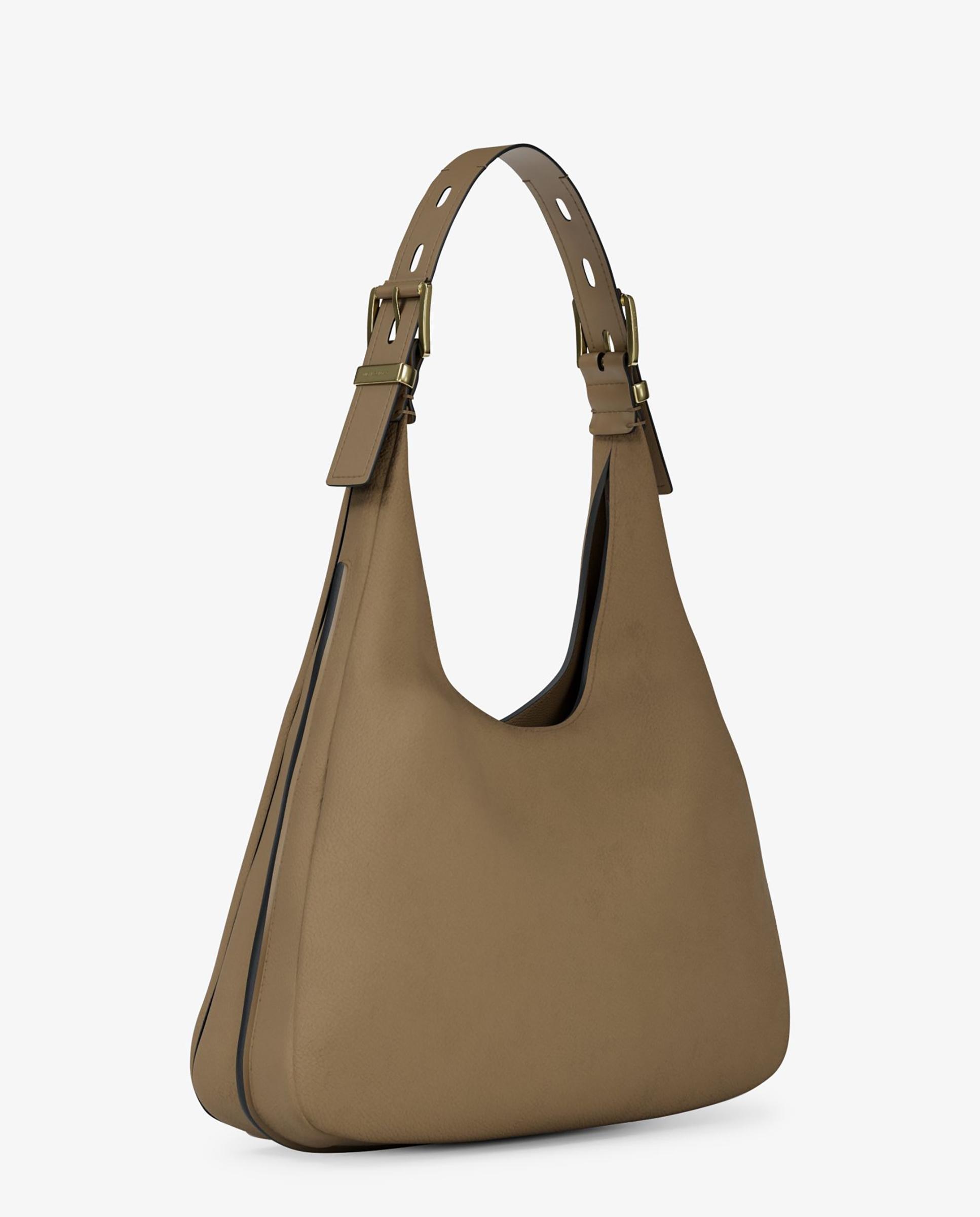 Bolso de hombro hobo nolita grande de nobuck - Michael Michael Kors - Marrón claro Marrón claro-5