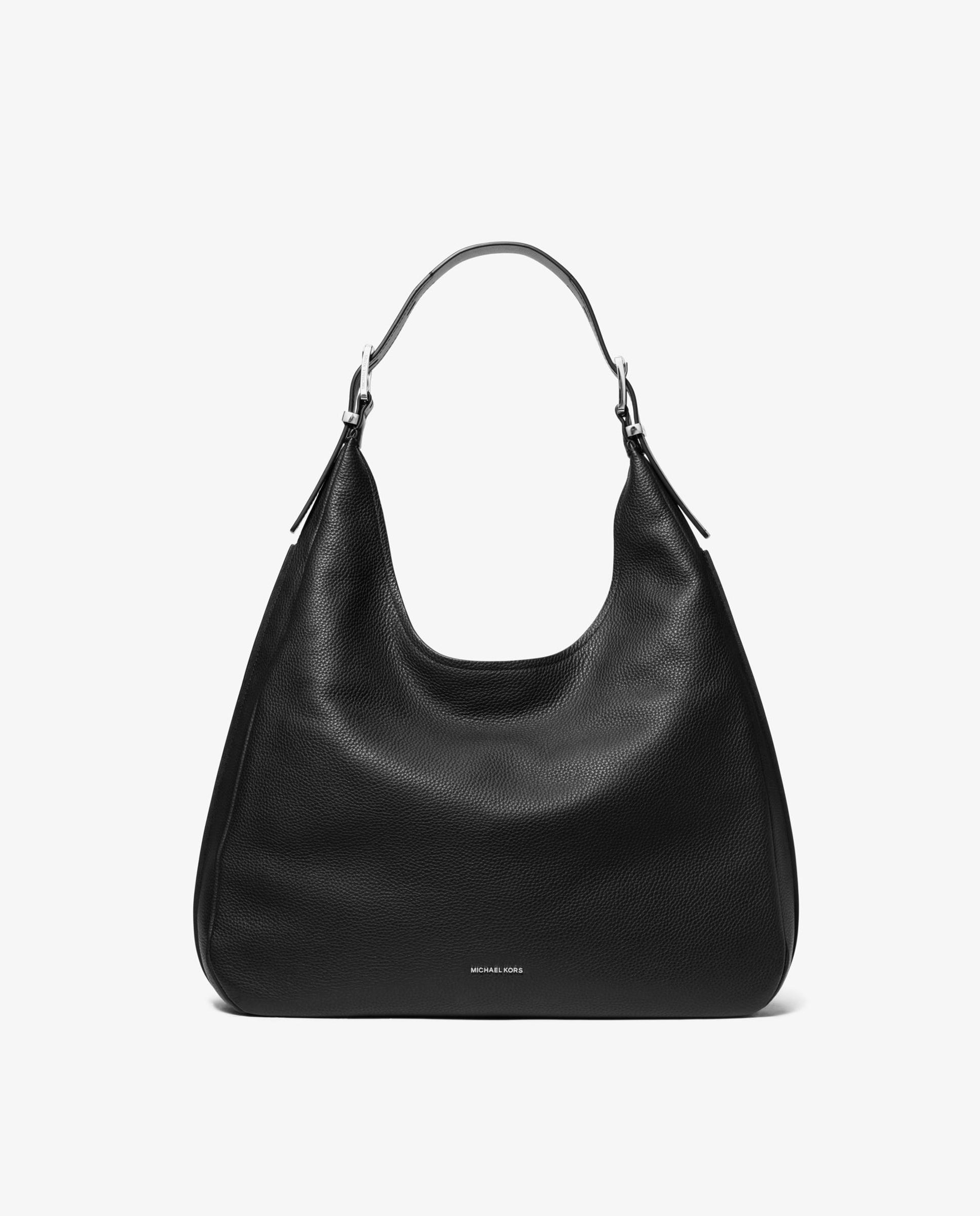 Bolso de hombro nolita grande de piel granulada - Michael Michael Kors - Negro Negro-1