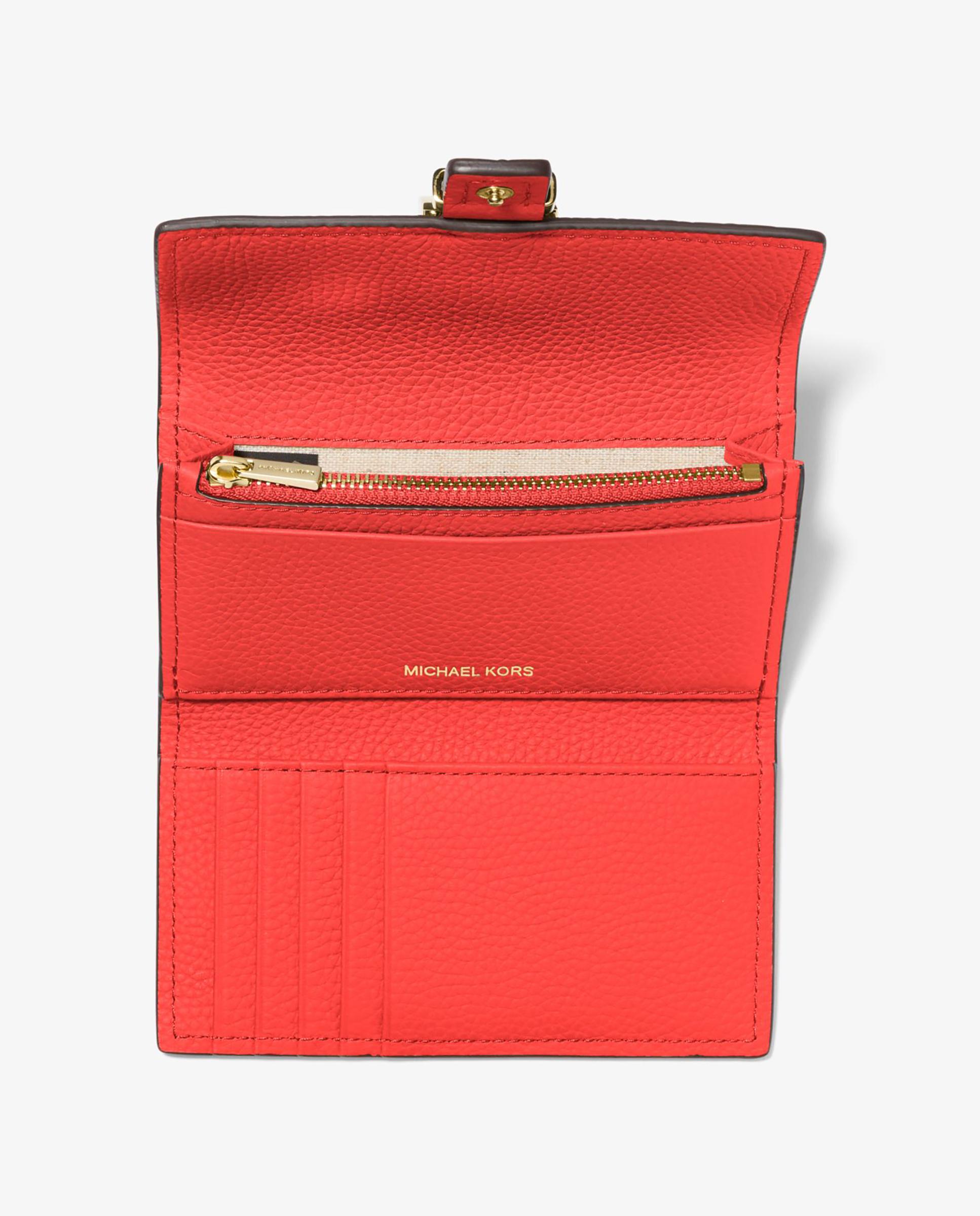 Cartera de mujer Nolita de piel granulada - Michael Michael Kors - Coral Coral-2