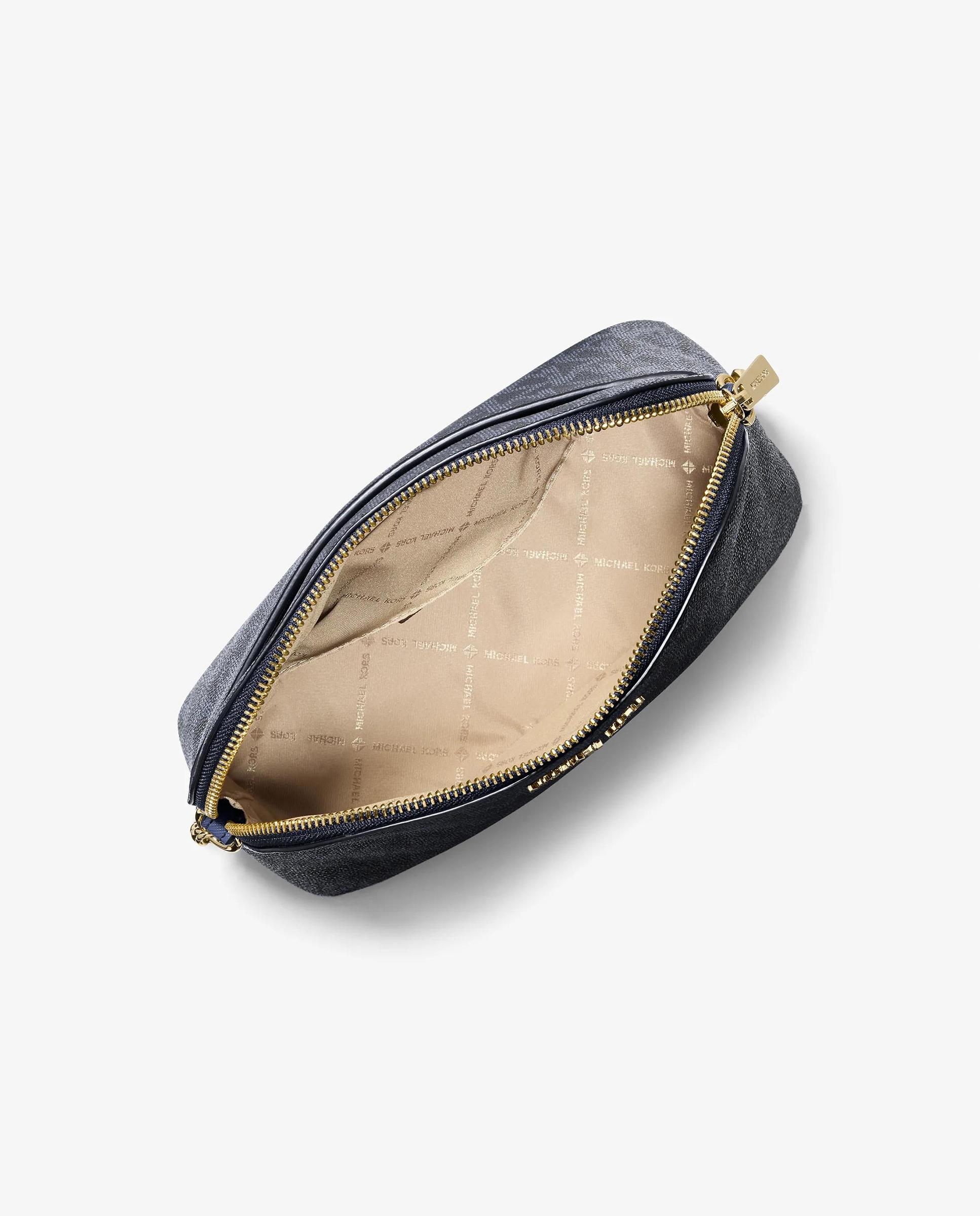 Bandolera de mujer cindy tipo cúpula con logotipo - Michael Michael Kors - Azul marino Azul marino-3