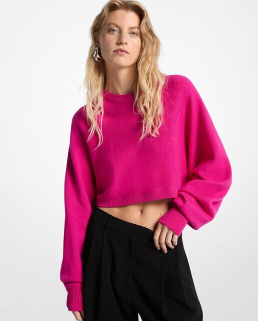 Imagen 0 de Jersey de mujer corto de lana