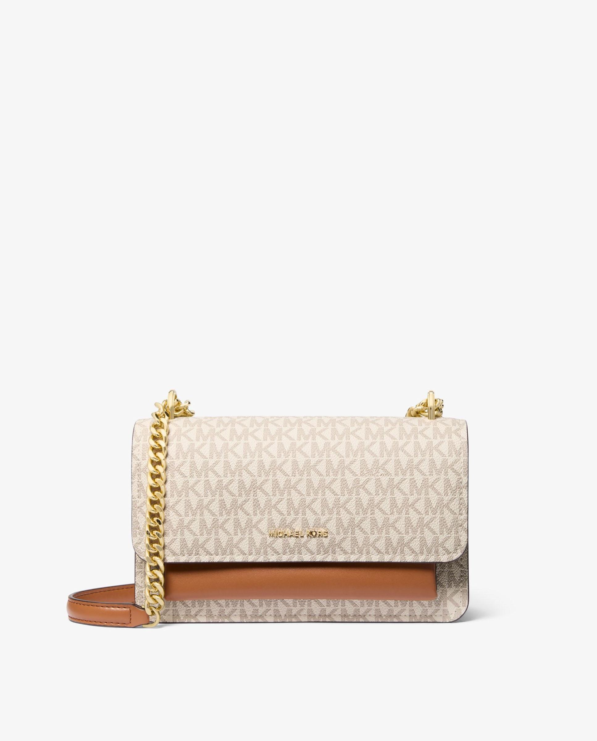 Bandolera de mujer claire grande transformable con logotipo - Michael Michael Kors - Marfil Marfil-1