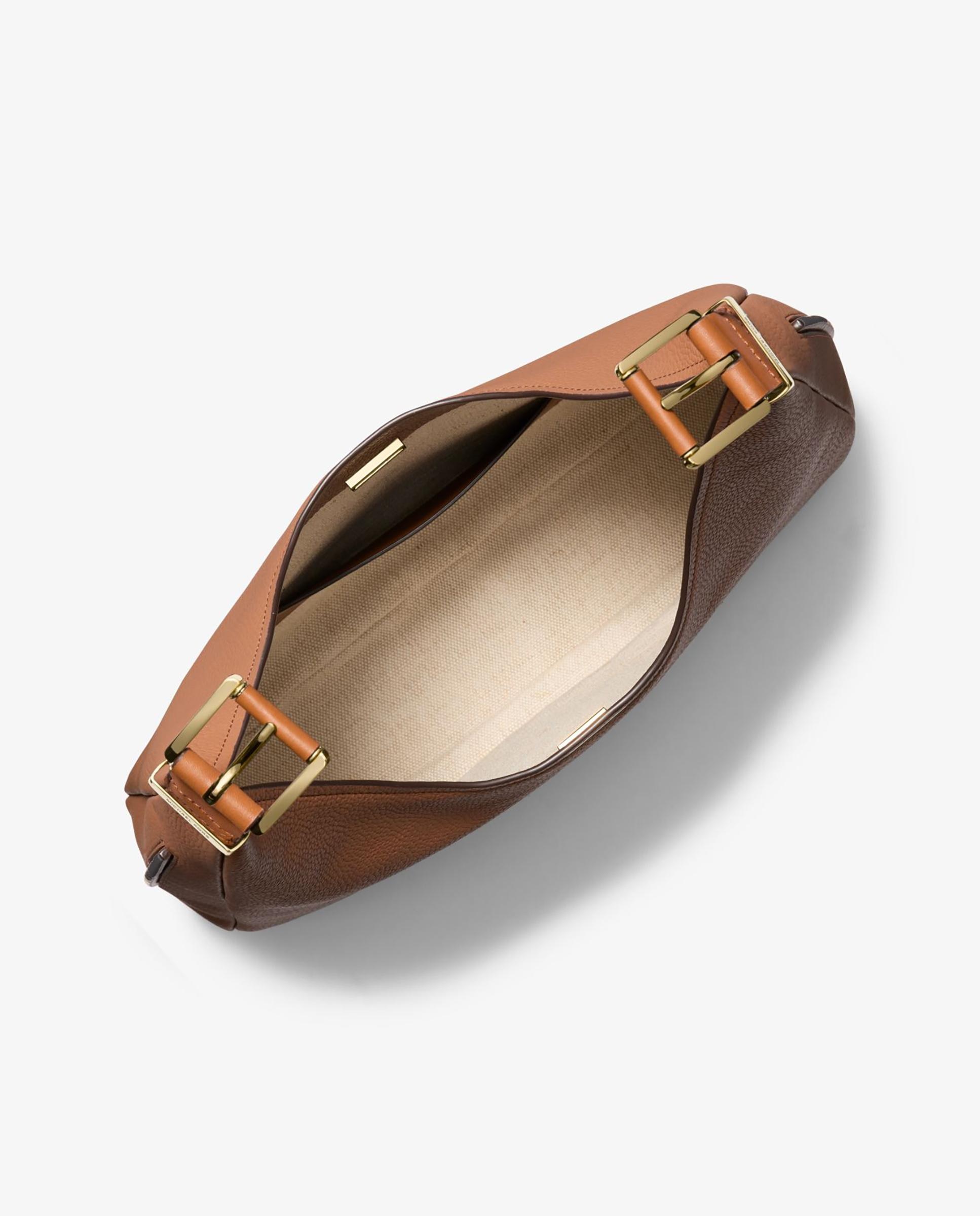 Bolso de hombro hobo nolita grande de piel granulada - Michael Michael Kors - Cuero Cuero-3
