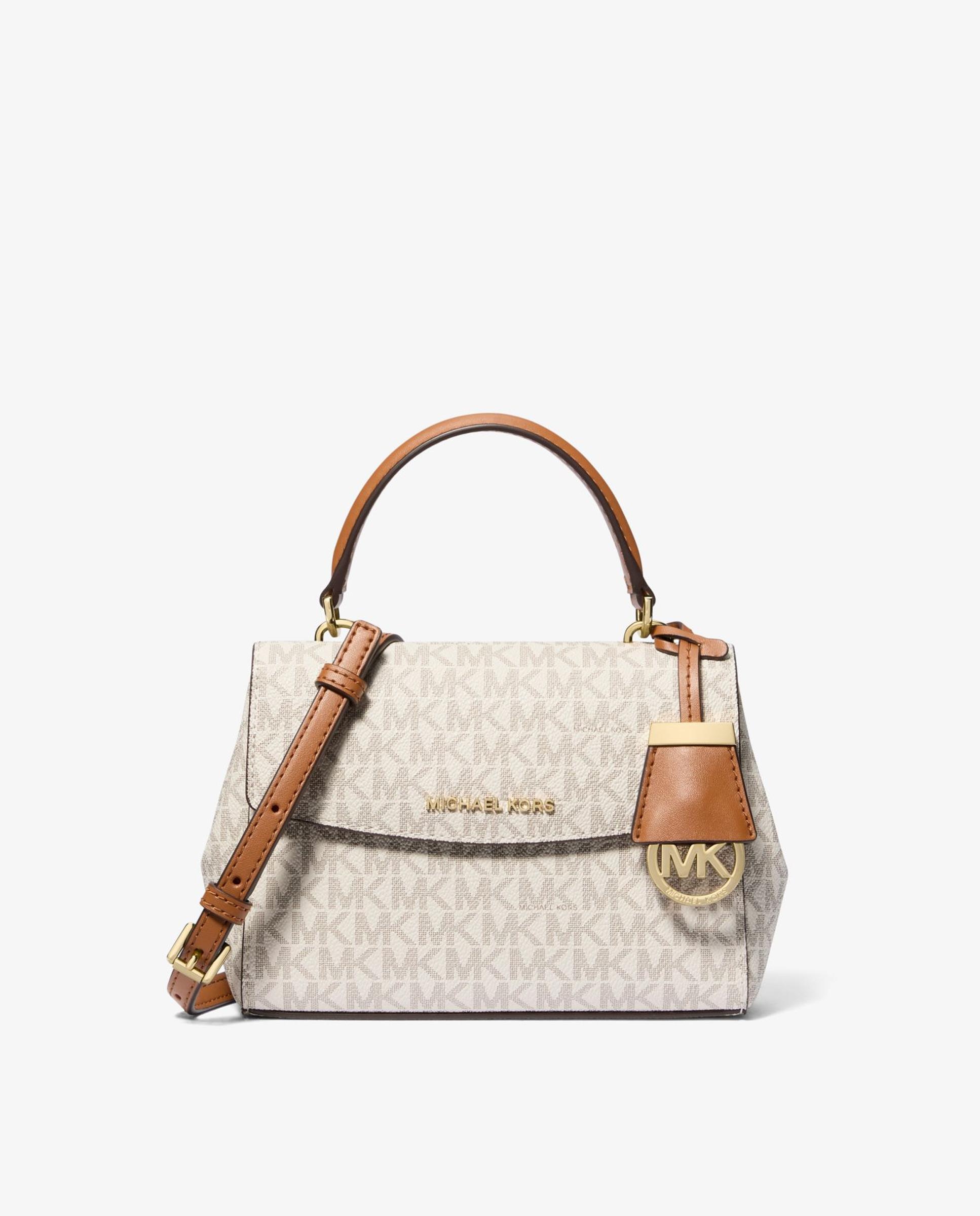 Imagen 0 de Bandolera de mujer Ava con asas Beige/Marrón