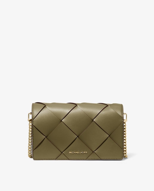 Imagen 0 de Bandolera de mujer Jet Set de piel tejida