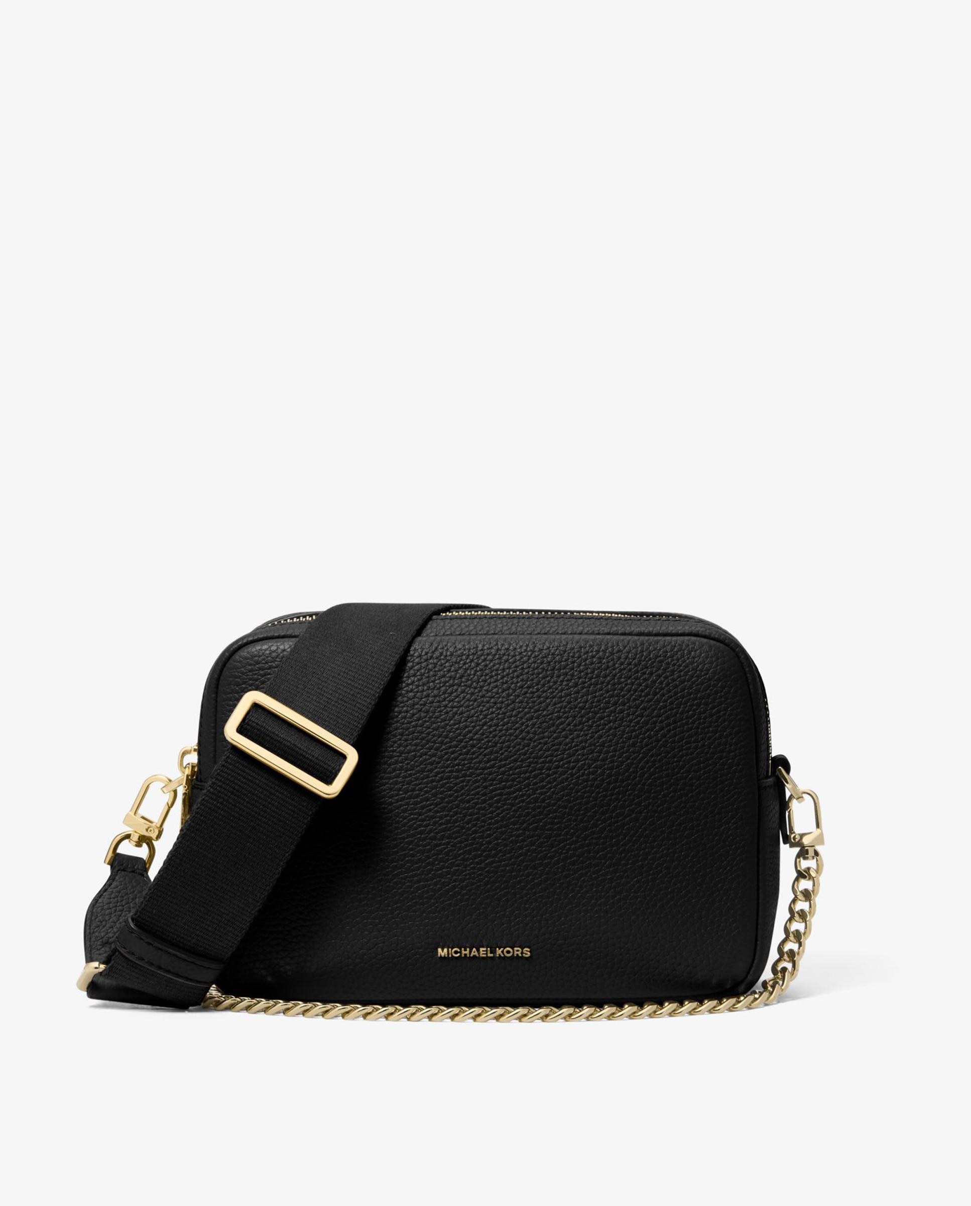 Bandolera de mujer Bryant de piel granulada - Michael Michael Kors - Negro Negro-1