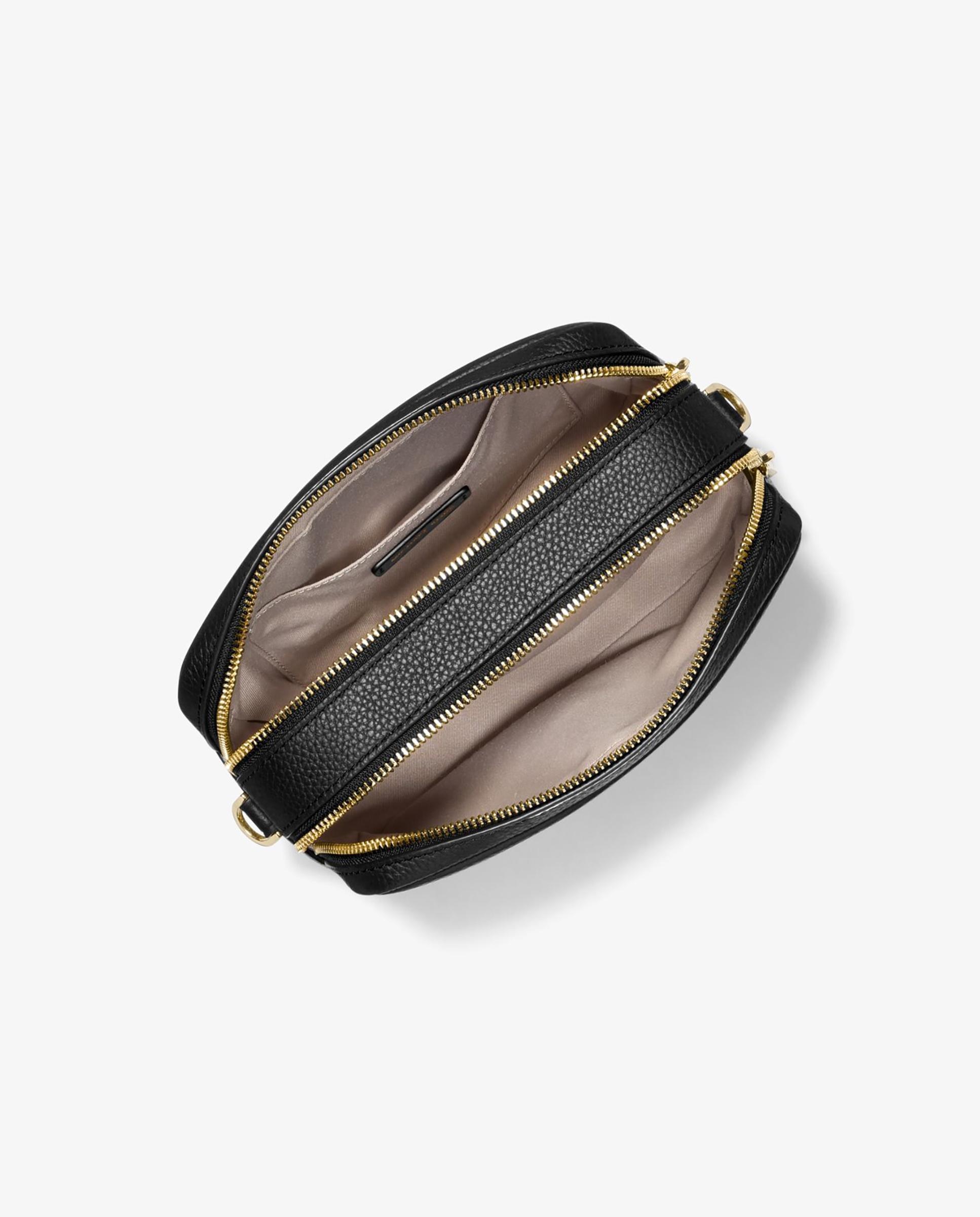 Bandolera de mujer Bryant de piel granulada - Michael Michael Kors - Negro Negro-3