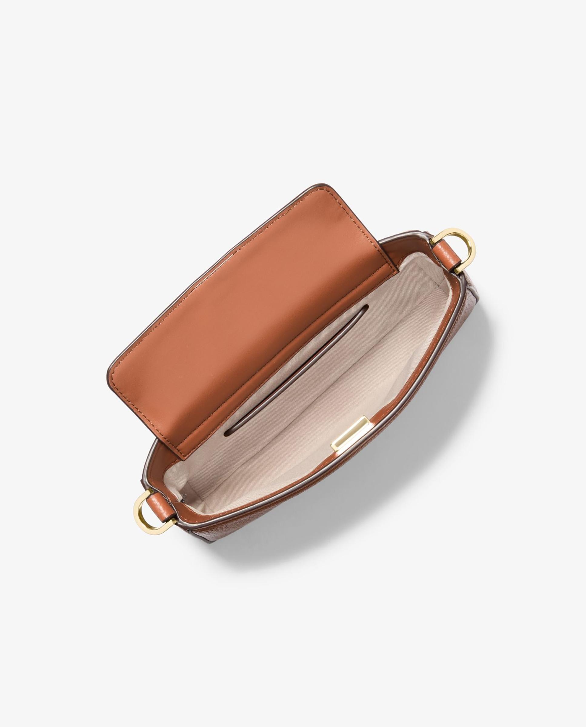 Bandolera de mujer bryant pequeña transformable de piel granulada - Michael Michael Kors - Canela Canela-3