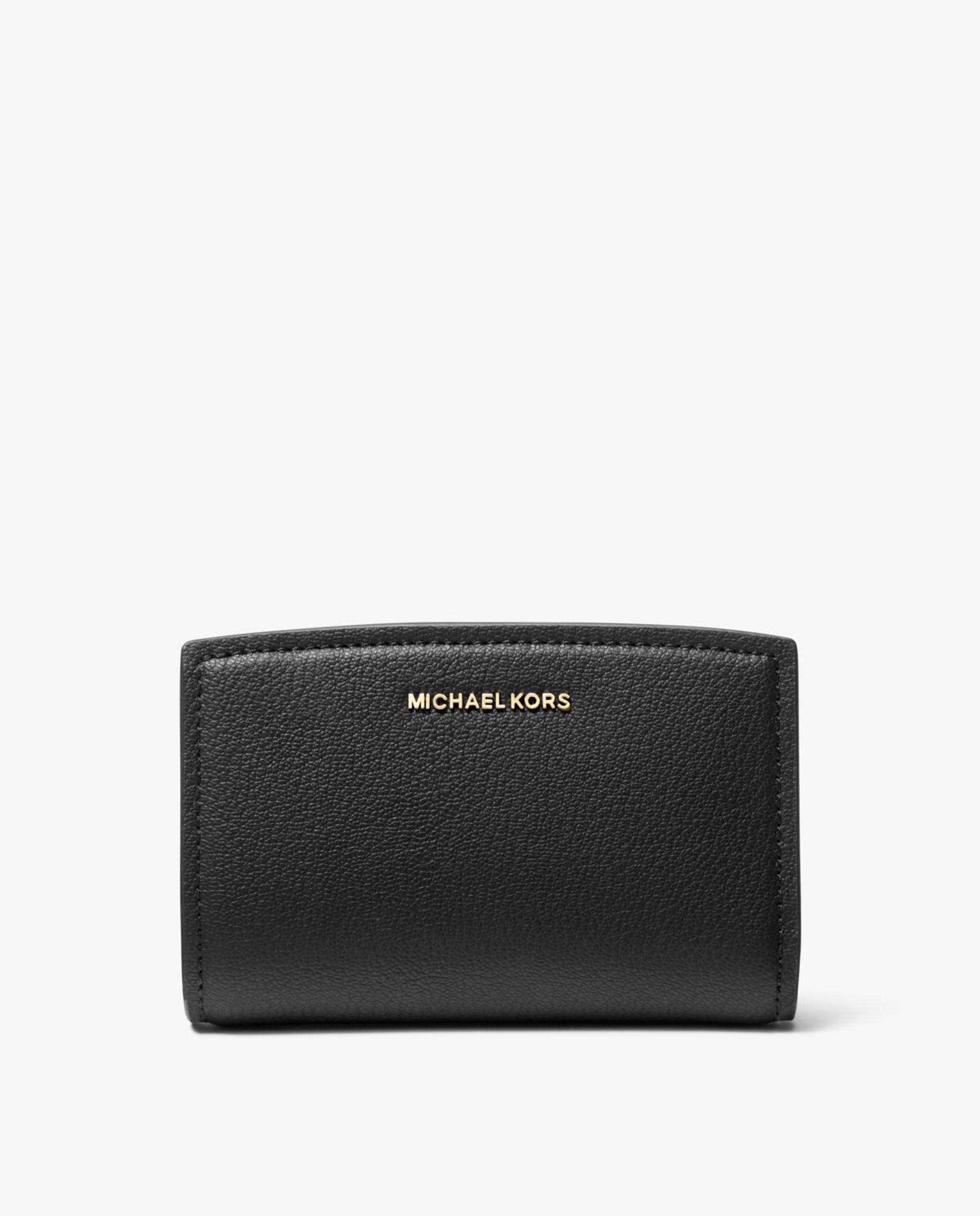 Imagen 0 de Cartera de mujer bryant mediana de piel granulada Negro