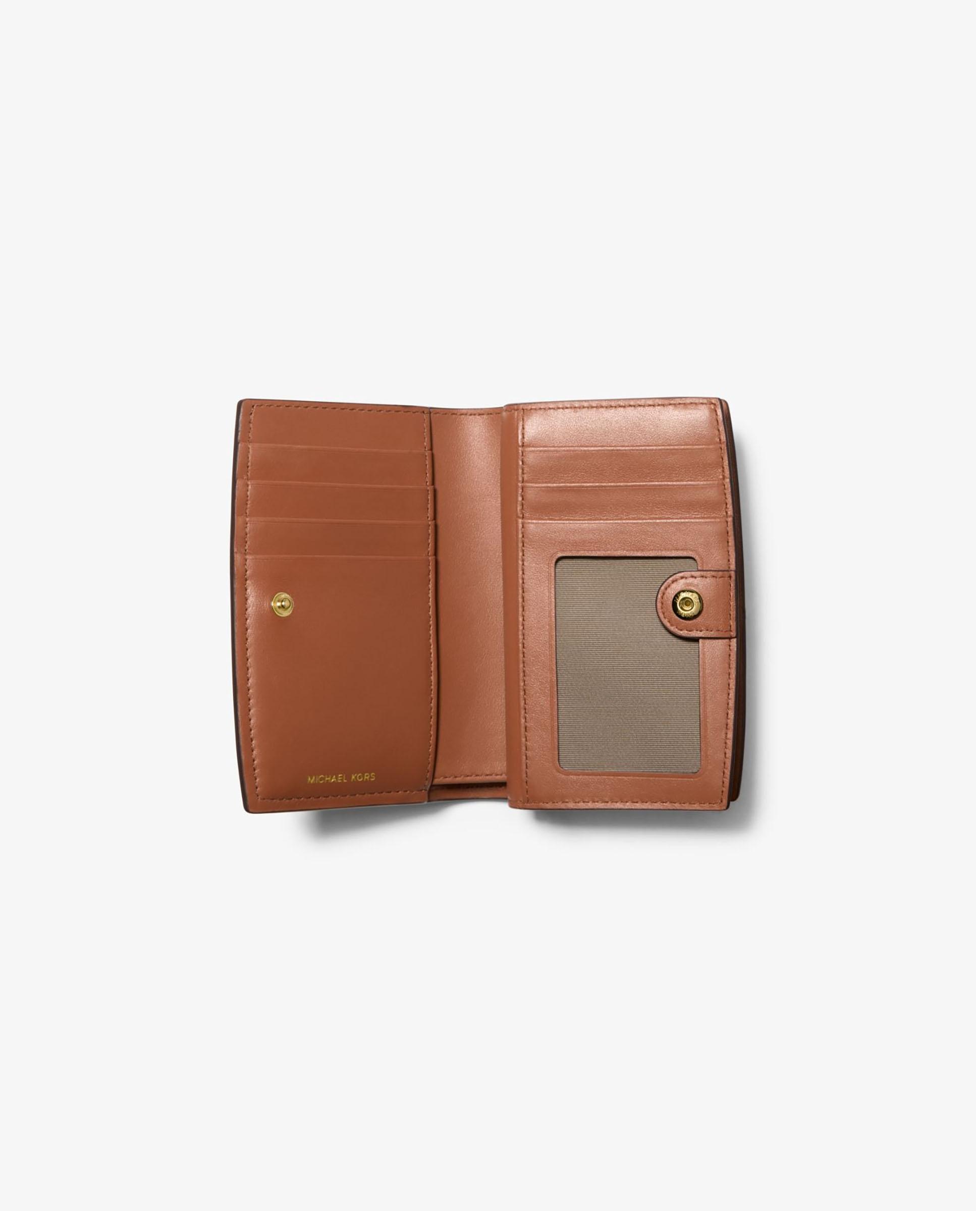 Cartera de mujer bryant mediana de piel granulada - Michael Michael Kors - Canela Canela-3