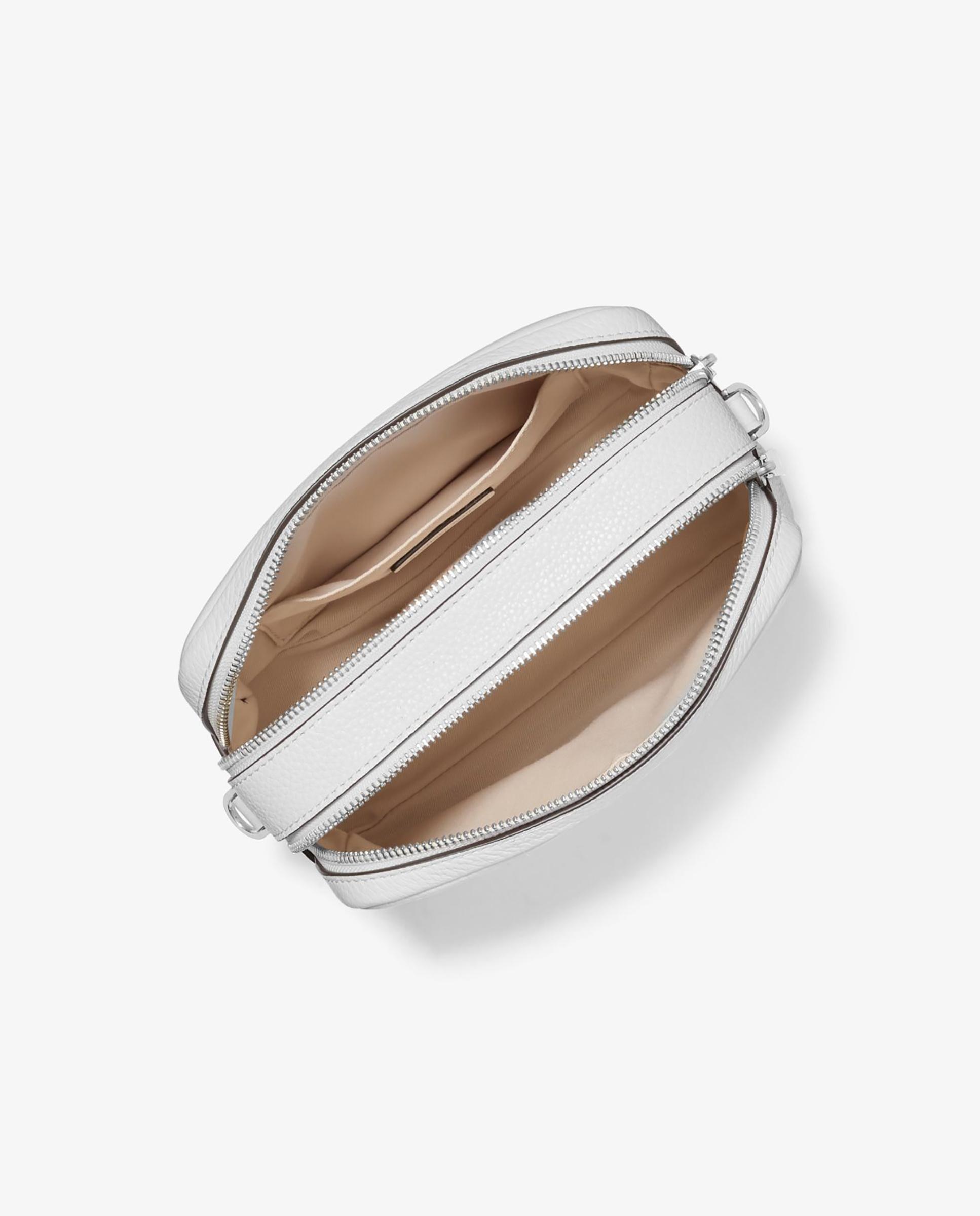 Bandolera de mujer para cámara bryant mediana de piel granulada - Michael Michael Kors - Blanco Blanco-4