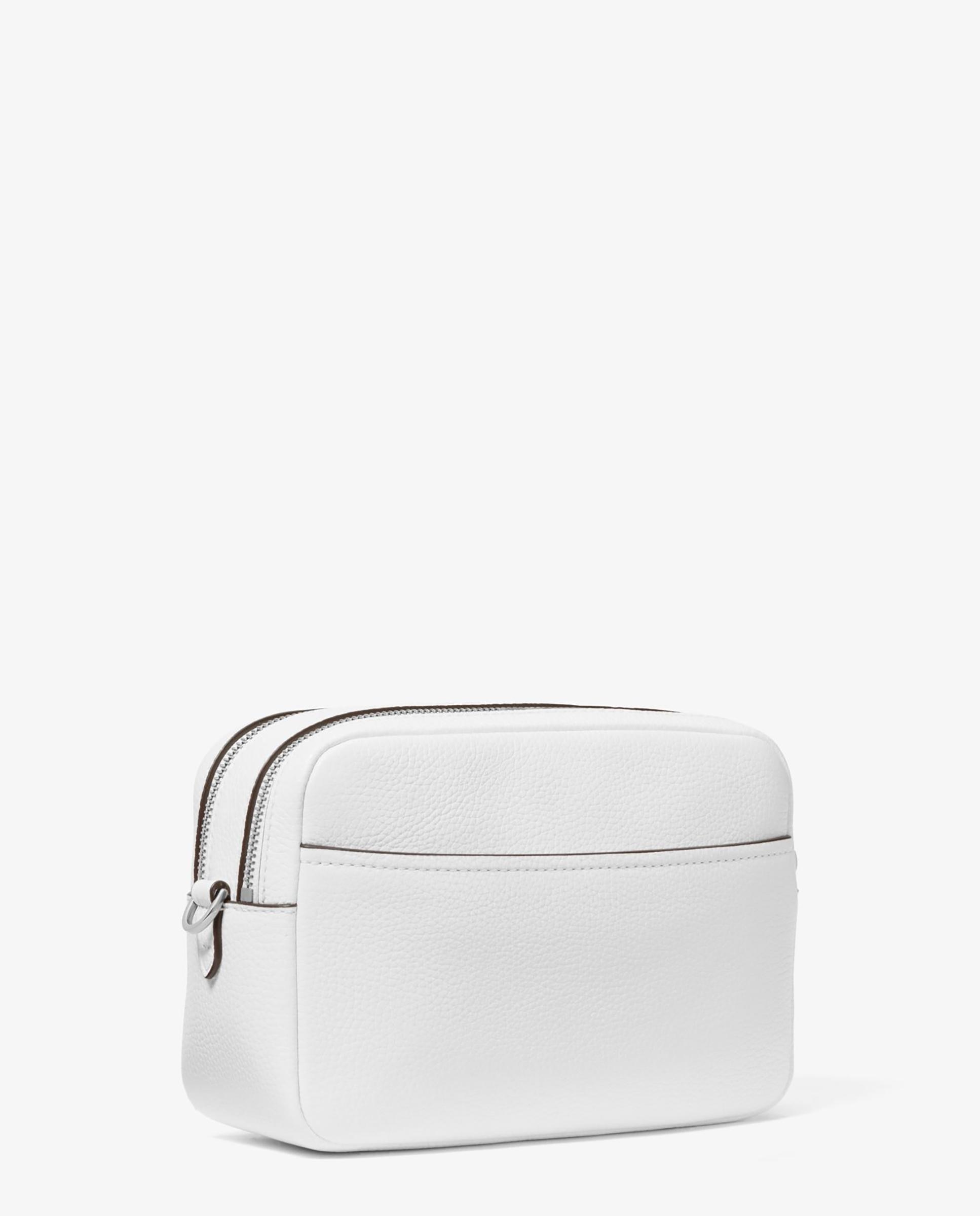 Bandolera de mujer para cámara bryant mediana de piel granulada - Michael Michael Kors - Blanco Blanco-2