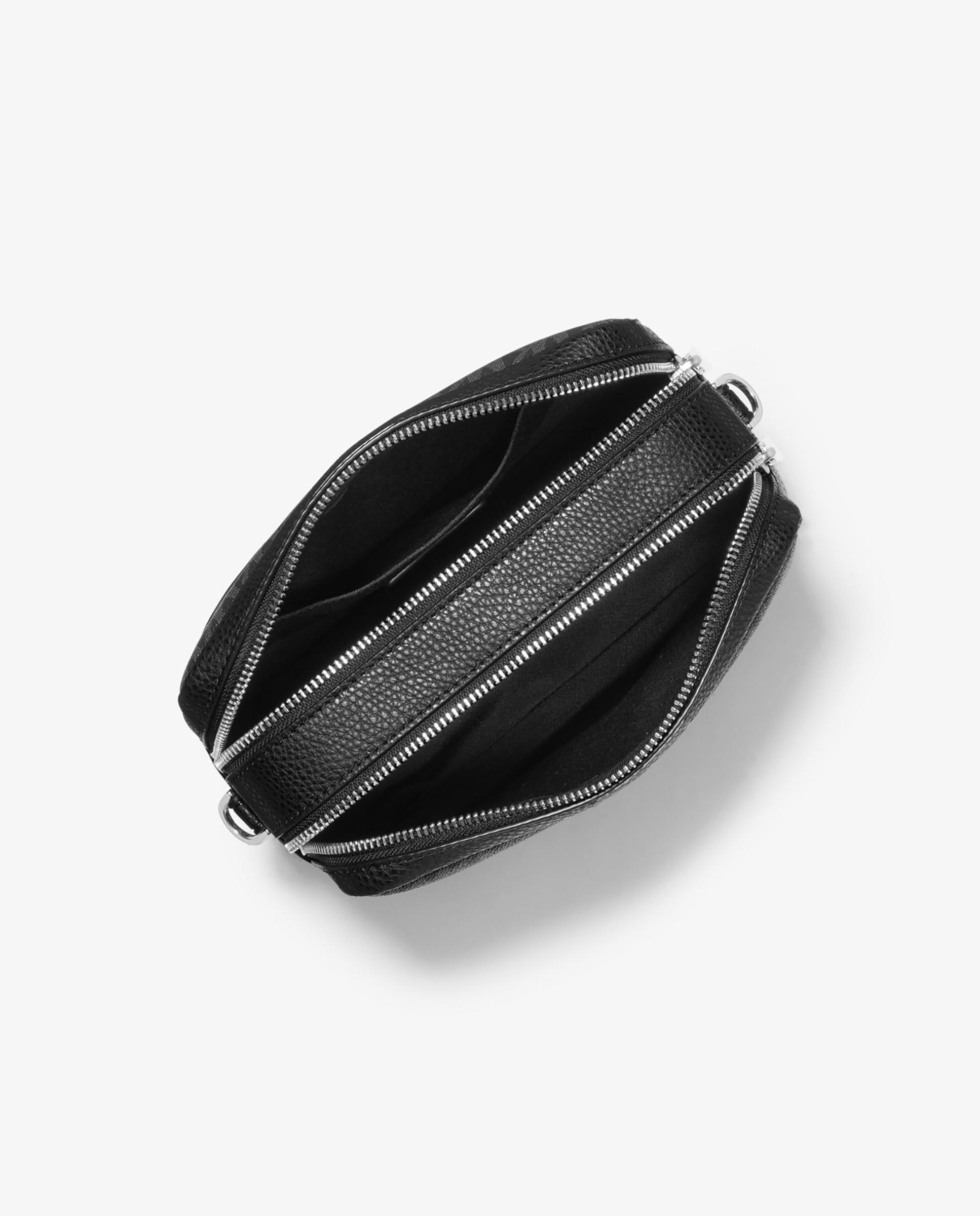 Bandolera de mujer Bryant con estampado de logotipos - Michael Michael Kors - Negro Negro-4
