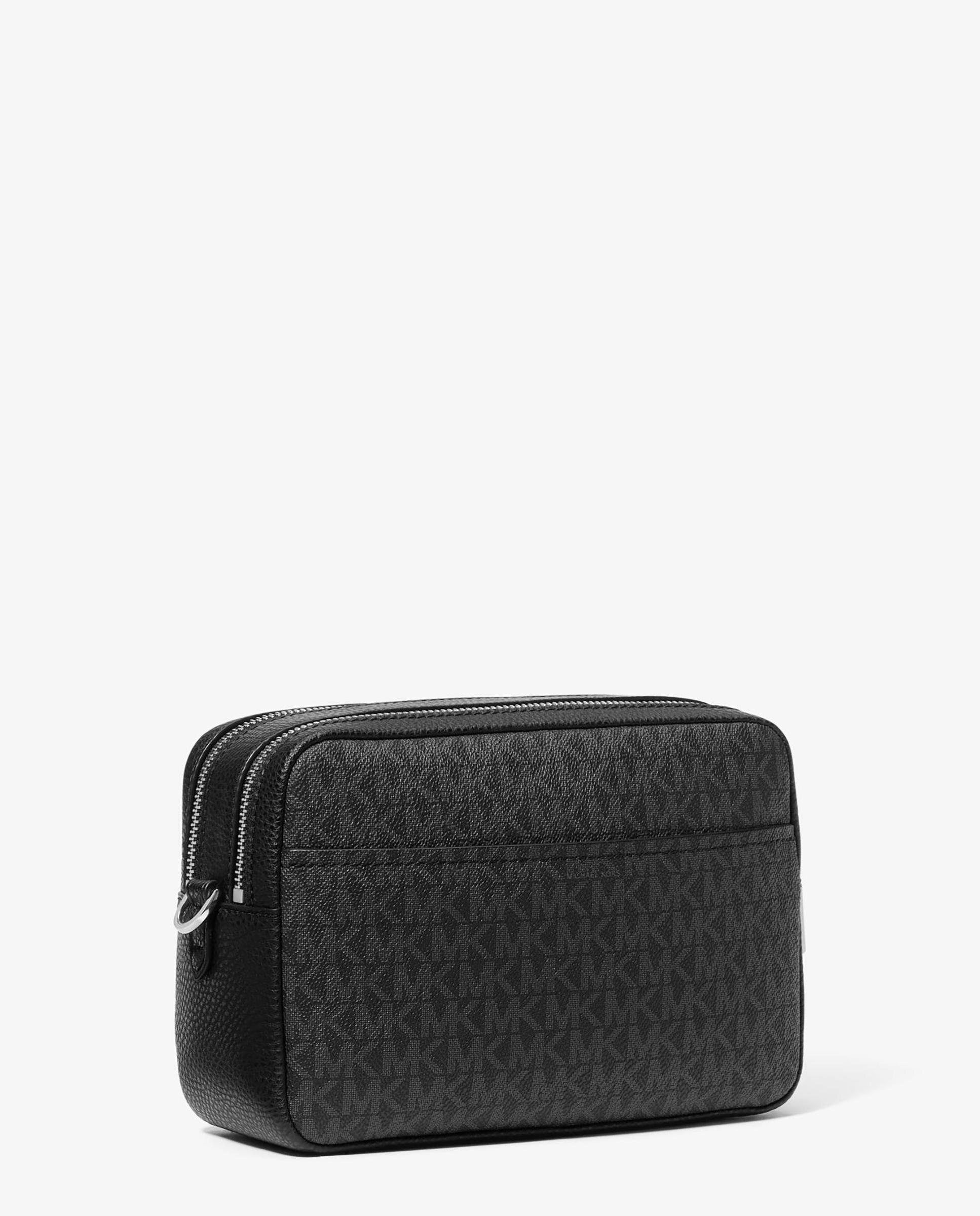 Bandolera de mujer Bryant con estampado de logotipos - Michael Michael Kors - Negro Negro-3