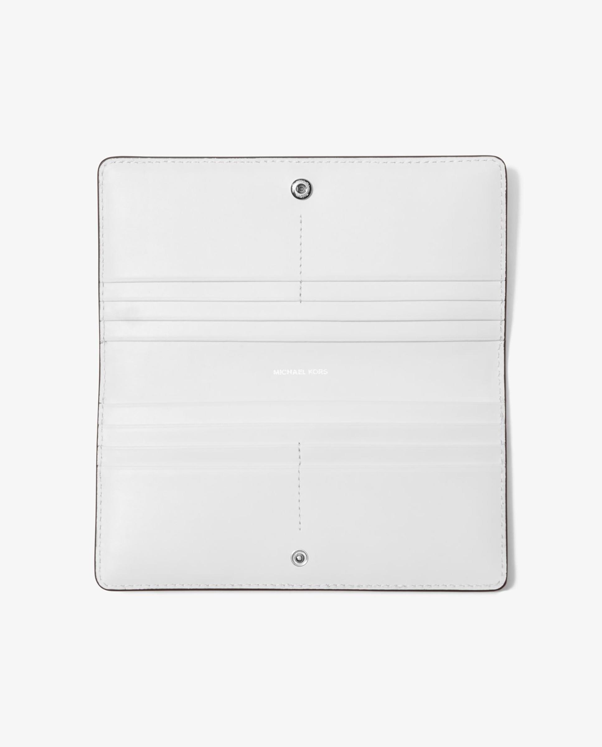 Cartera de mujer Bryant de piel granulada - Michael Michael Kors - Blanco Blanco-3