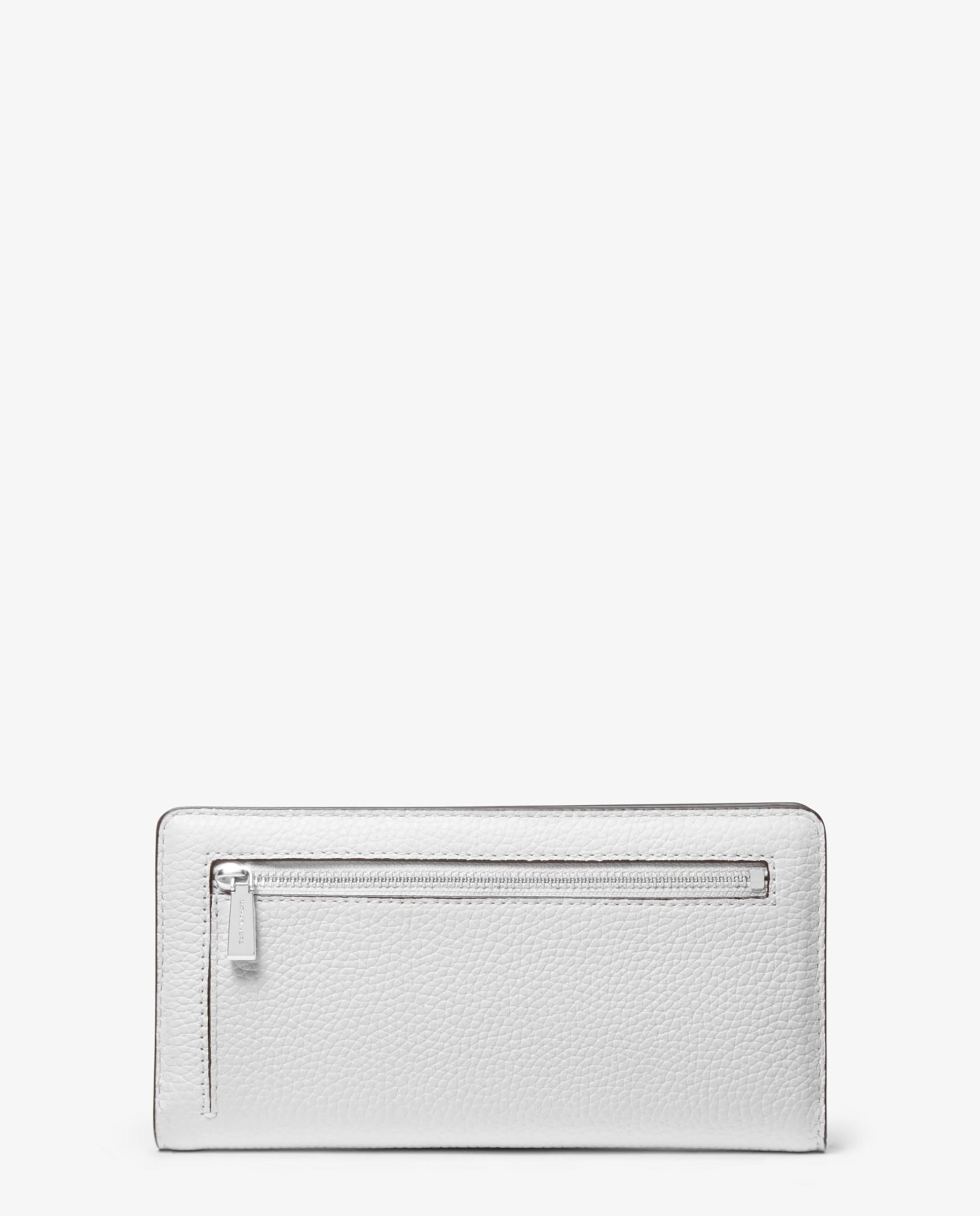 Cartera de mujer Bryant de piel granulada - Michael Michael Kors - Blanco Blanco-2