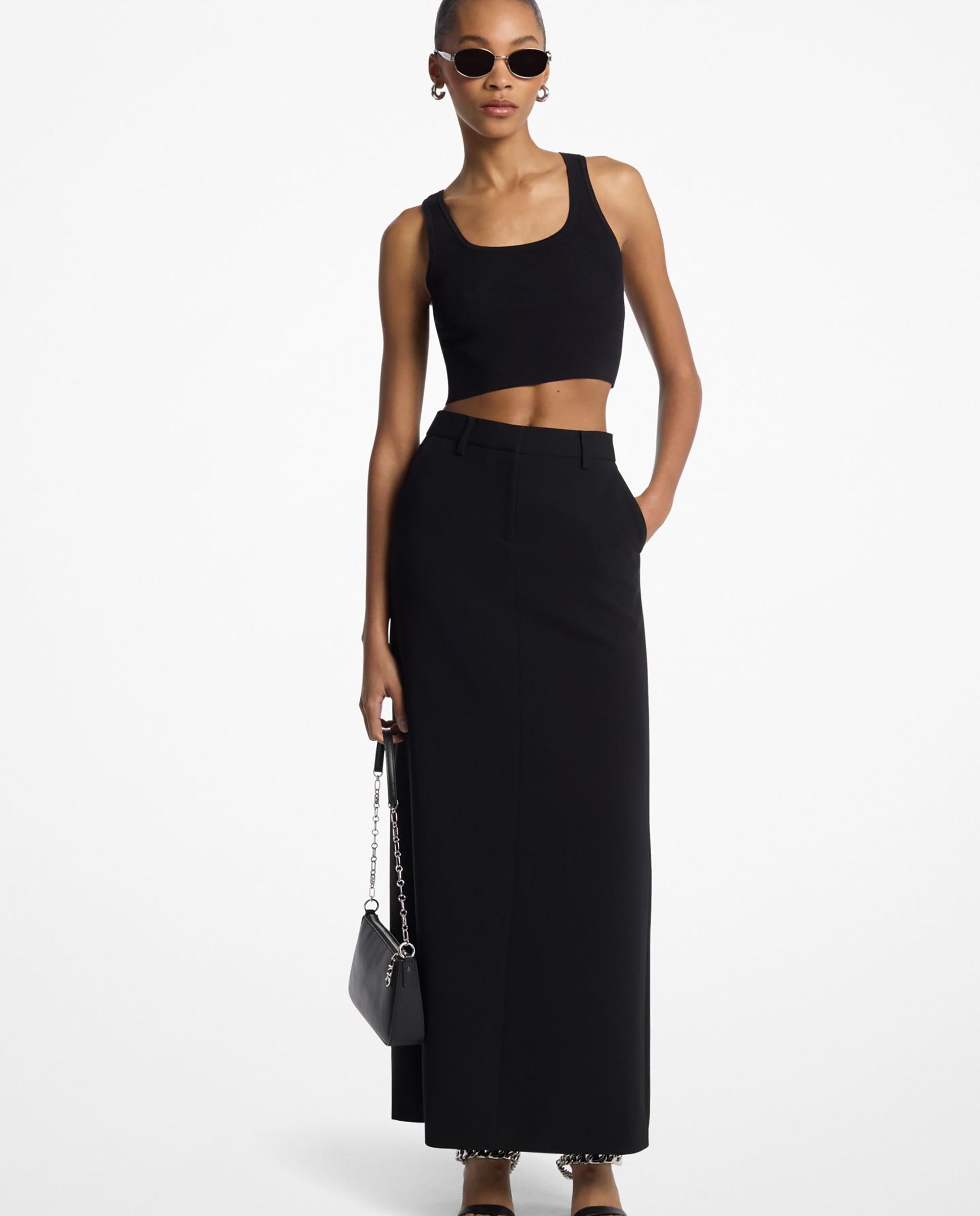Michael Michael Kors - Falda larga con apertura trasera.