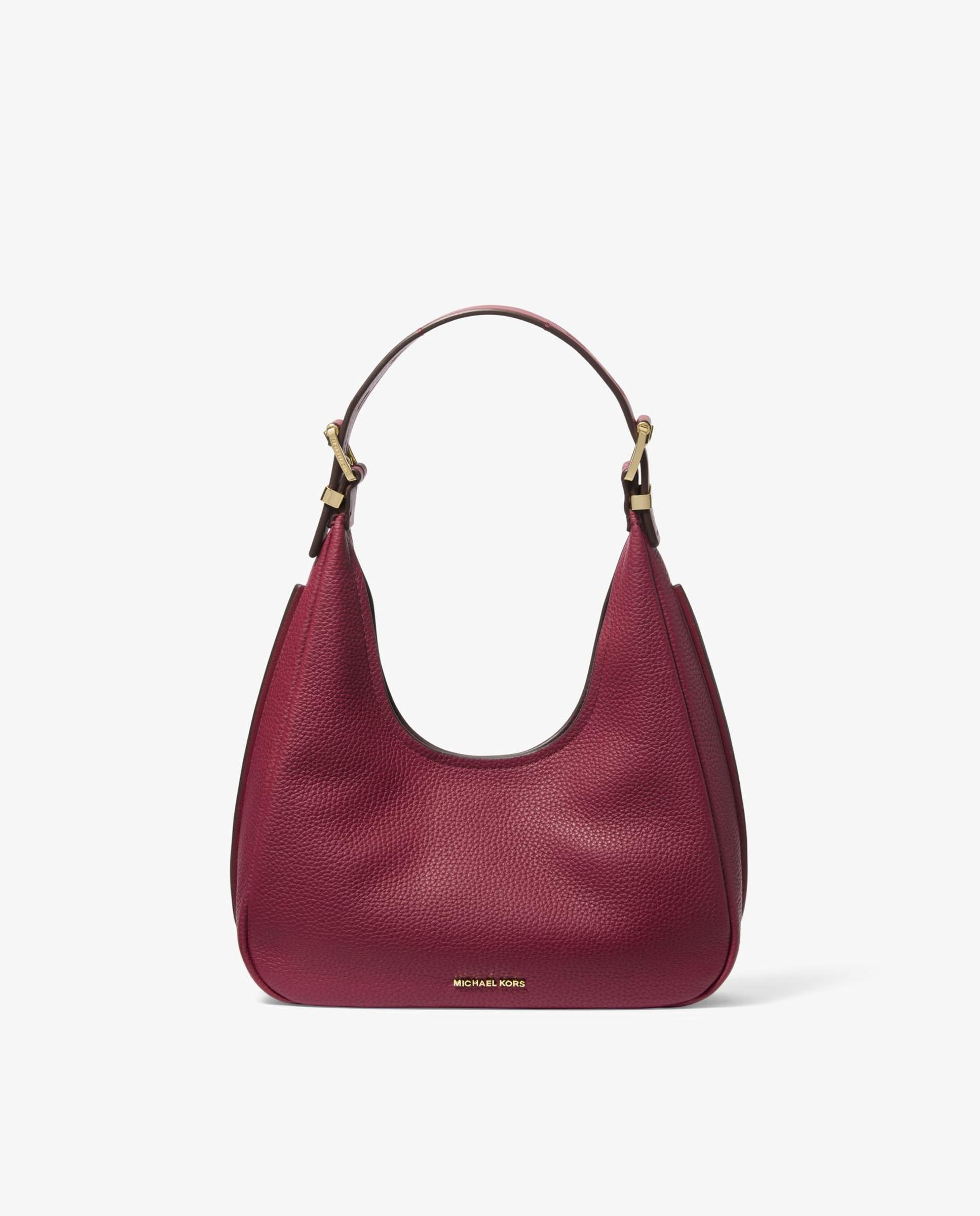 Imagen 1 de Bolso de hombro hobo Nolita pequeño de piel granulada Burdeos