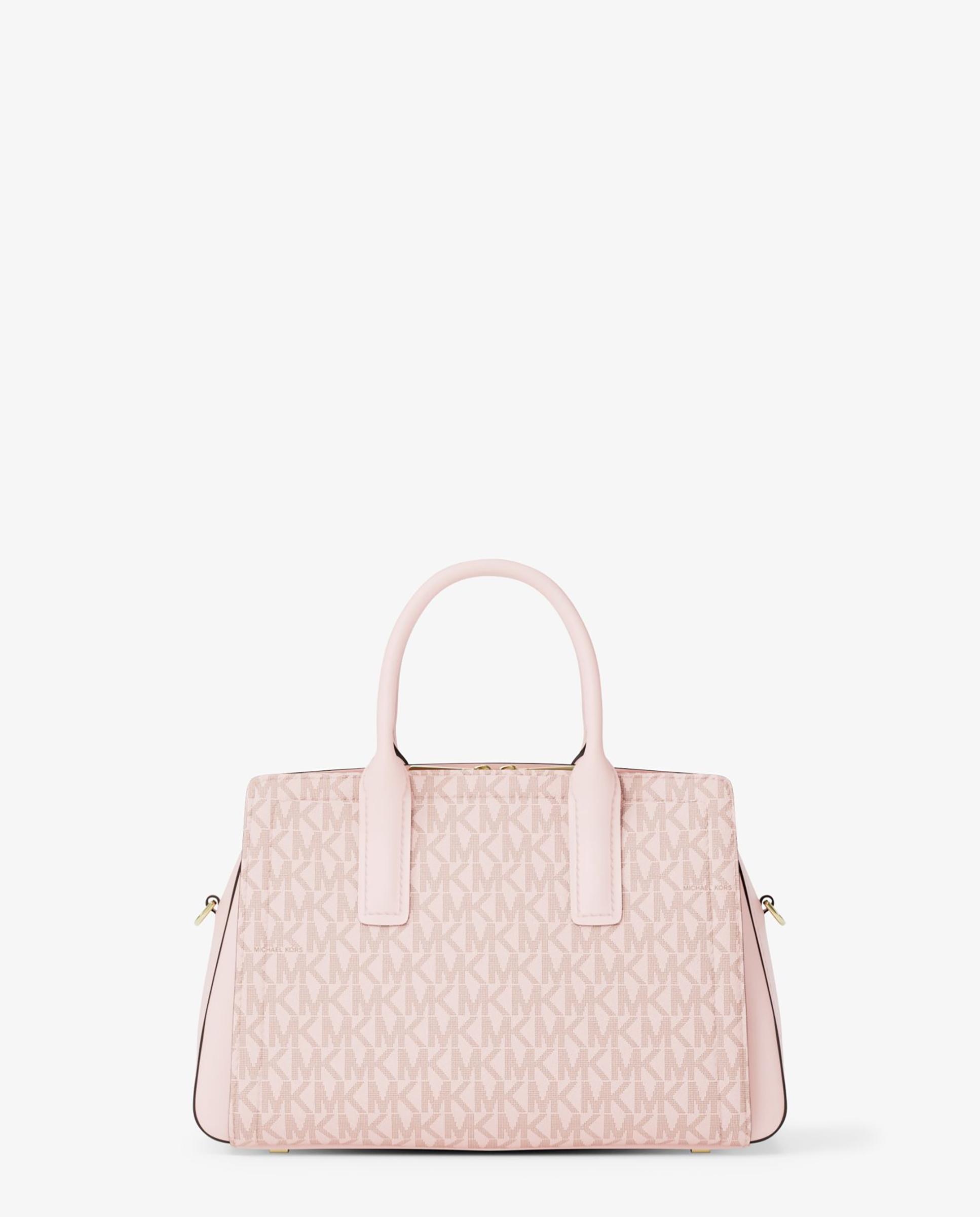 Bolso de mano satchel Laila convertible a bandolera - Michael Michael Kors - Rosa claro Rosa claro-3