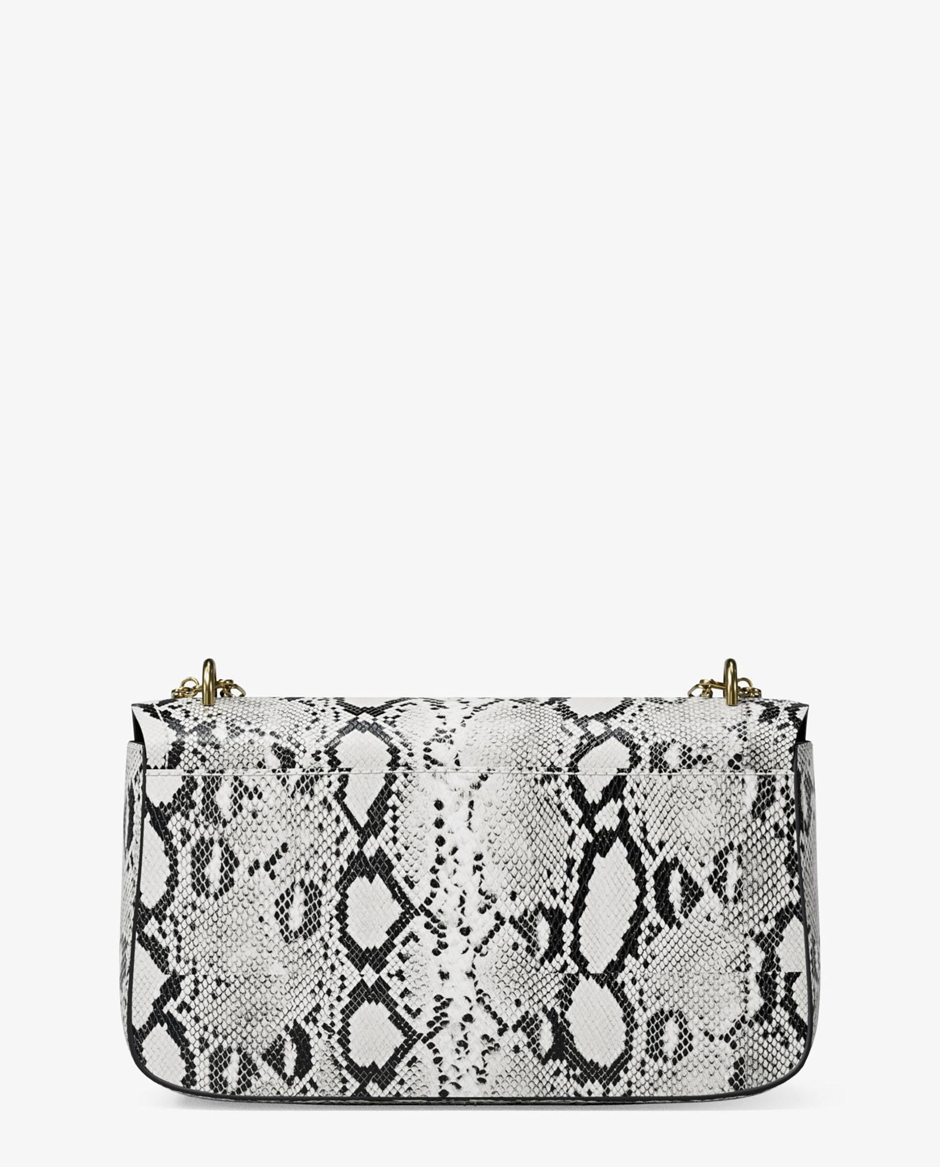 Michael Michael Kors - Bolso de hombro tribeca grande de piel con motivo de serpiente en relieve.
