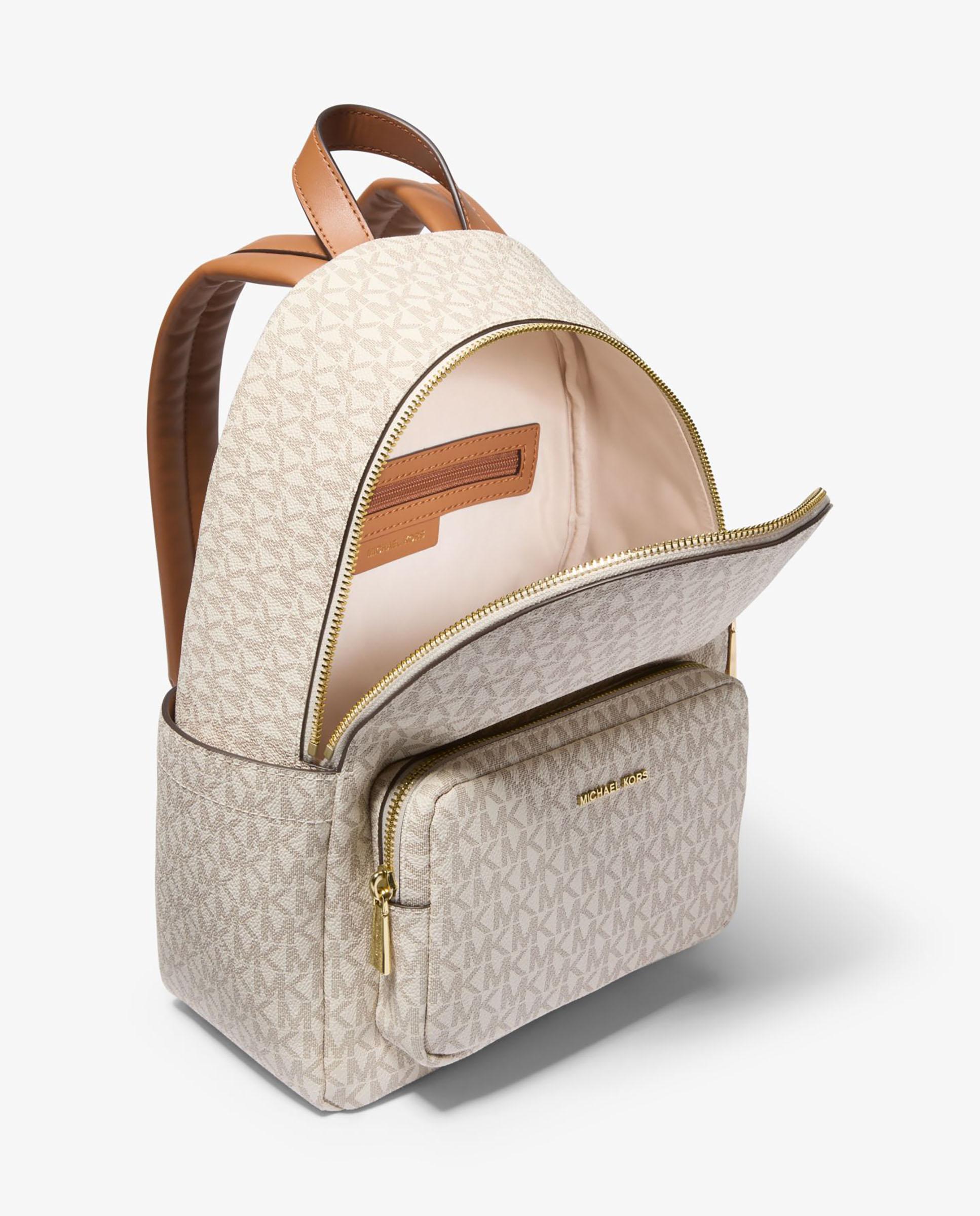 Mochila tanner mediana con logotipo - Michael Michael Kors - Marfil Marfil-3