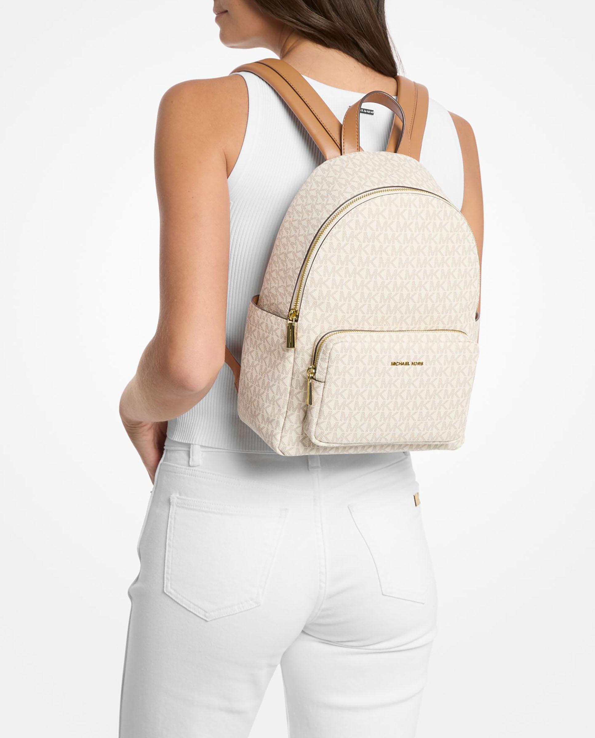 Mochila tanner mediana con logotipo - Michael Michael Kors - Marfil Marfil-2