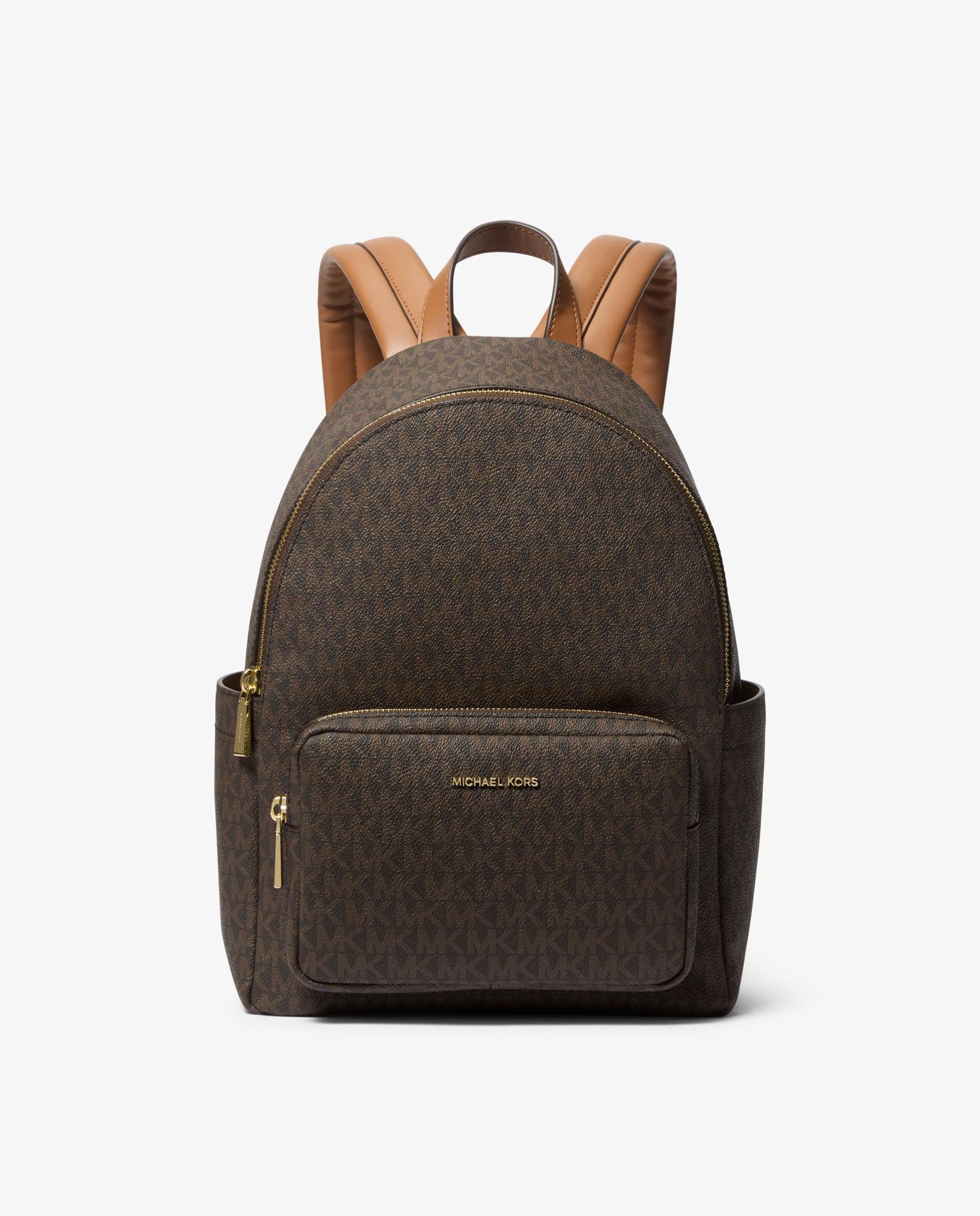 Mochila tanner mediana con logotipo - Michael Michael Kors - Marrón oscuro Marrón oscuro-1